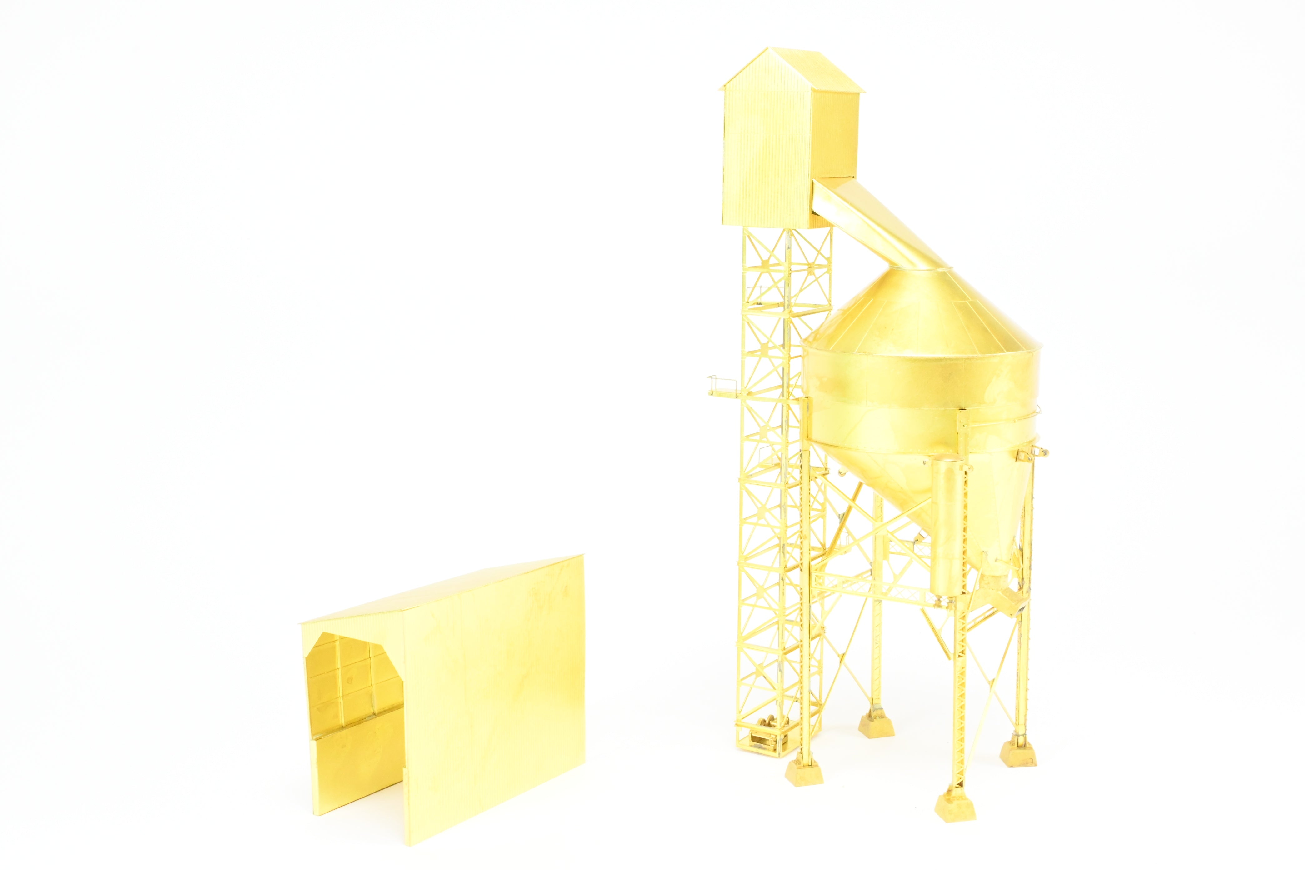 HO Brass Ogle Steel Coaling Tower by Overland Models, Inc. for Various Roads