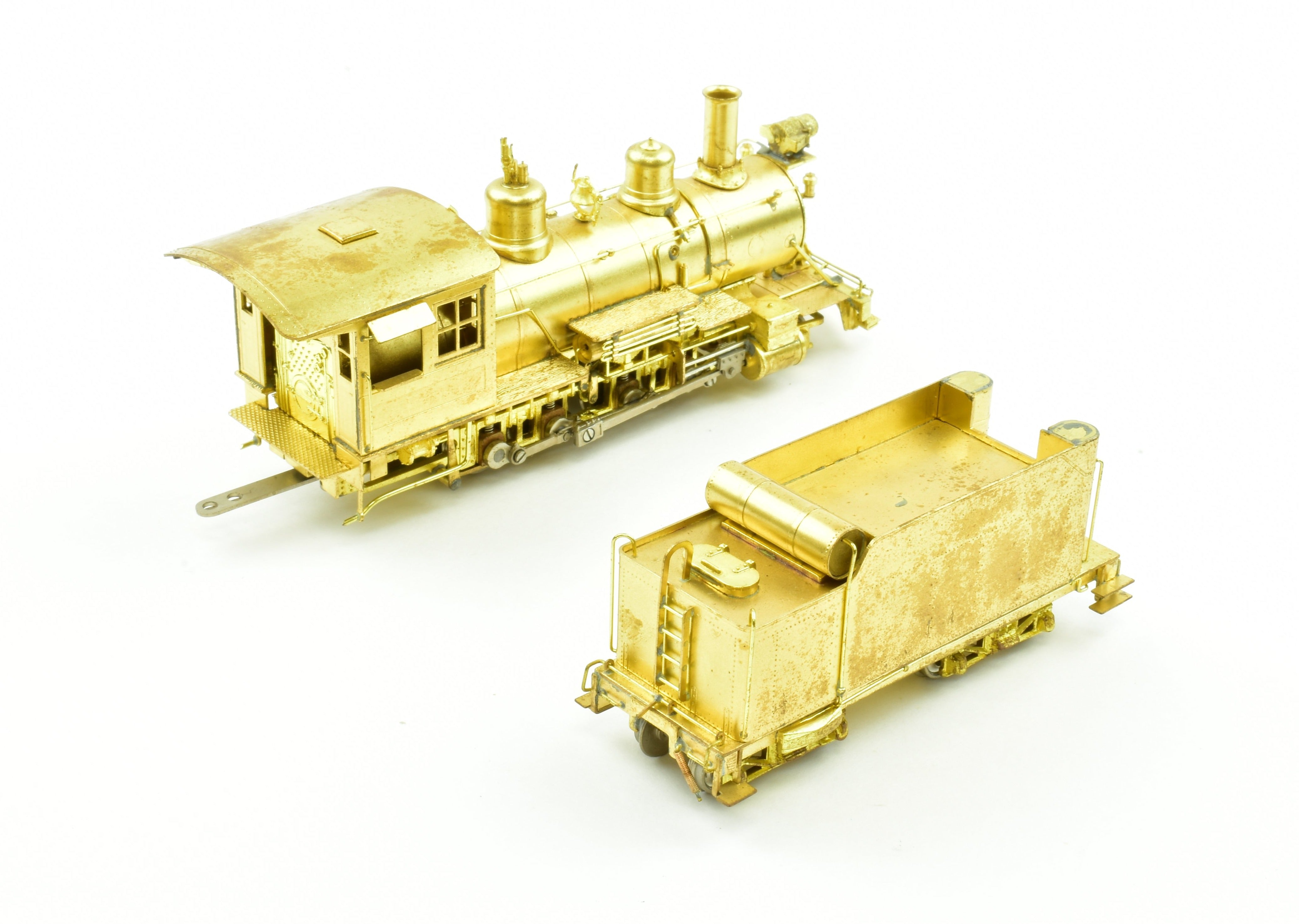 1975 HOn3 Brass Westside D&RGW C - 25 2 - 8 - 0 #375 Model Train