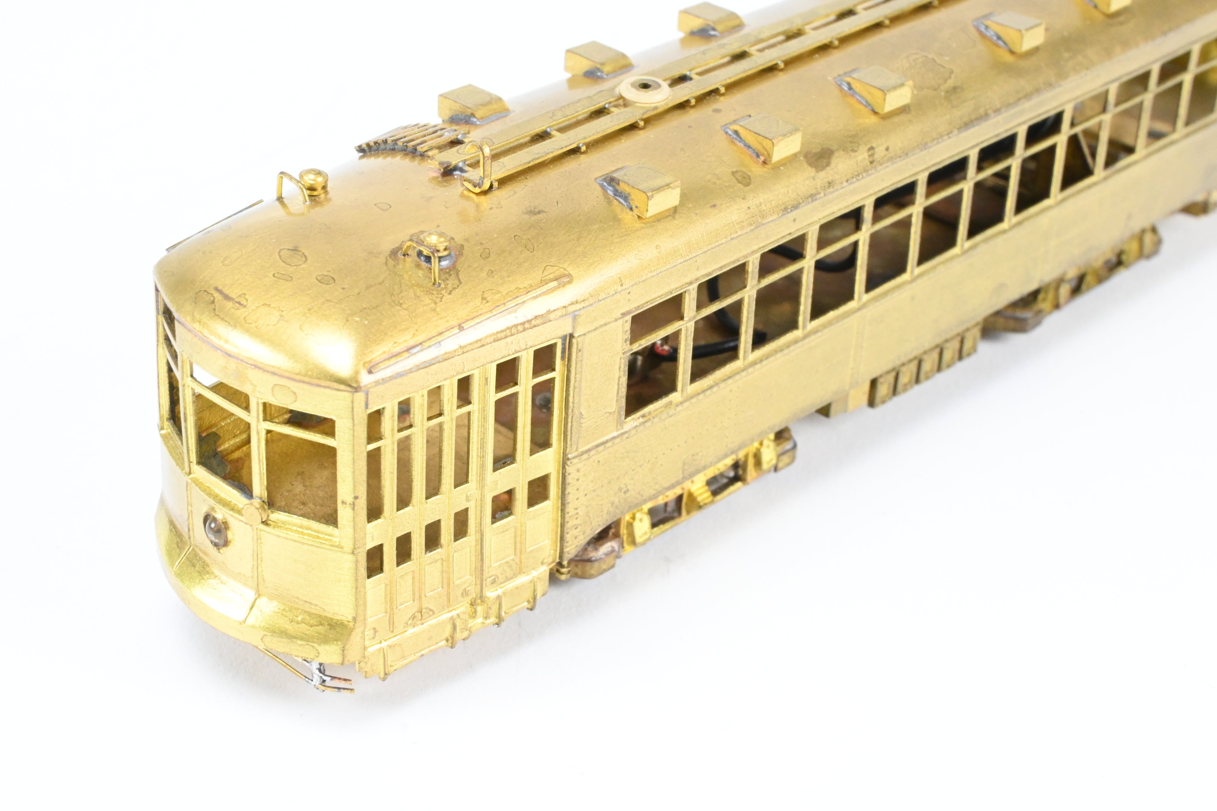 HO Scale Brass Fairfield 345-2 CSL Chicago Surface Lines Two-Man City Car