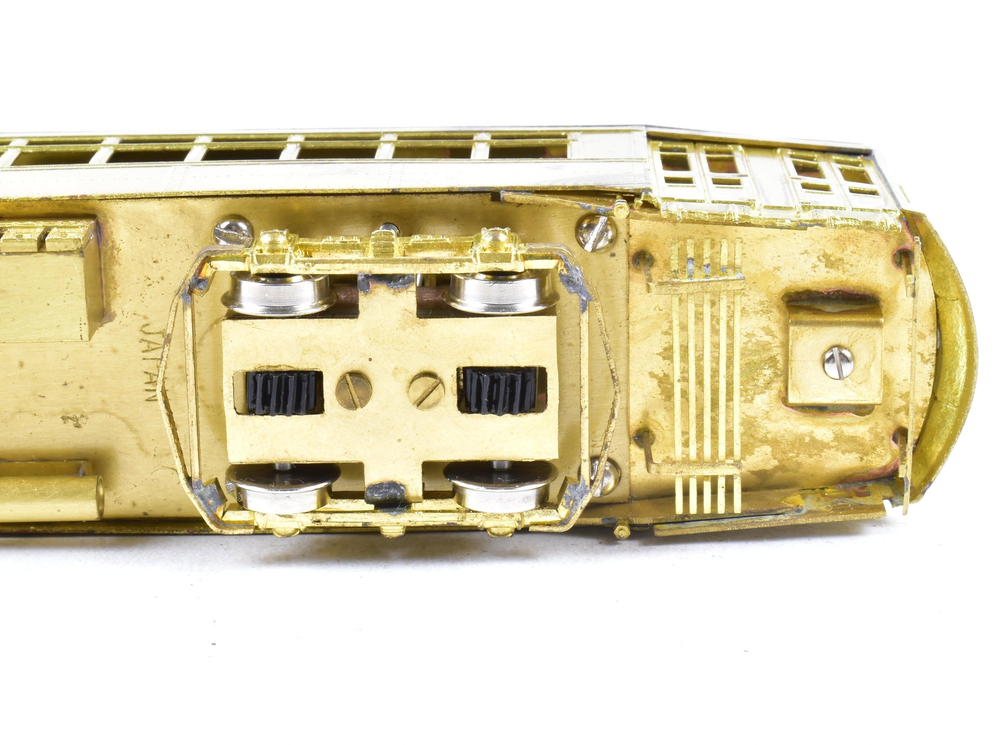 HO Scale Brass Chicago Surface Lines 169 Car Model - Fairfield Models 344 - 1 with New NWSL Gears for Model Trains