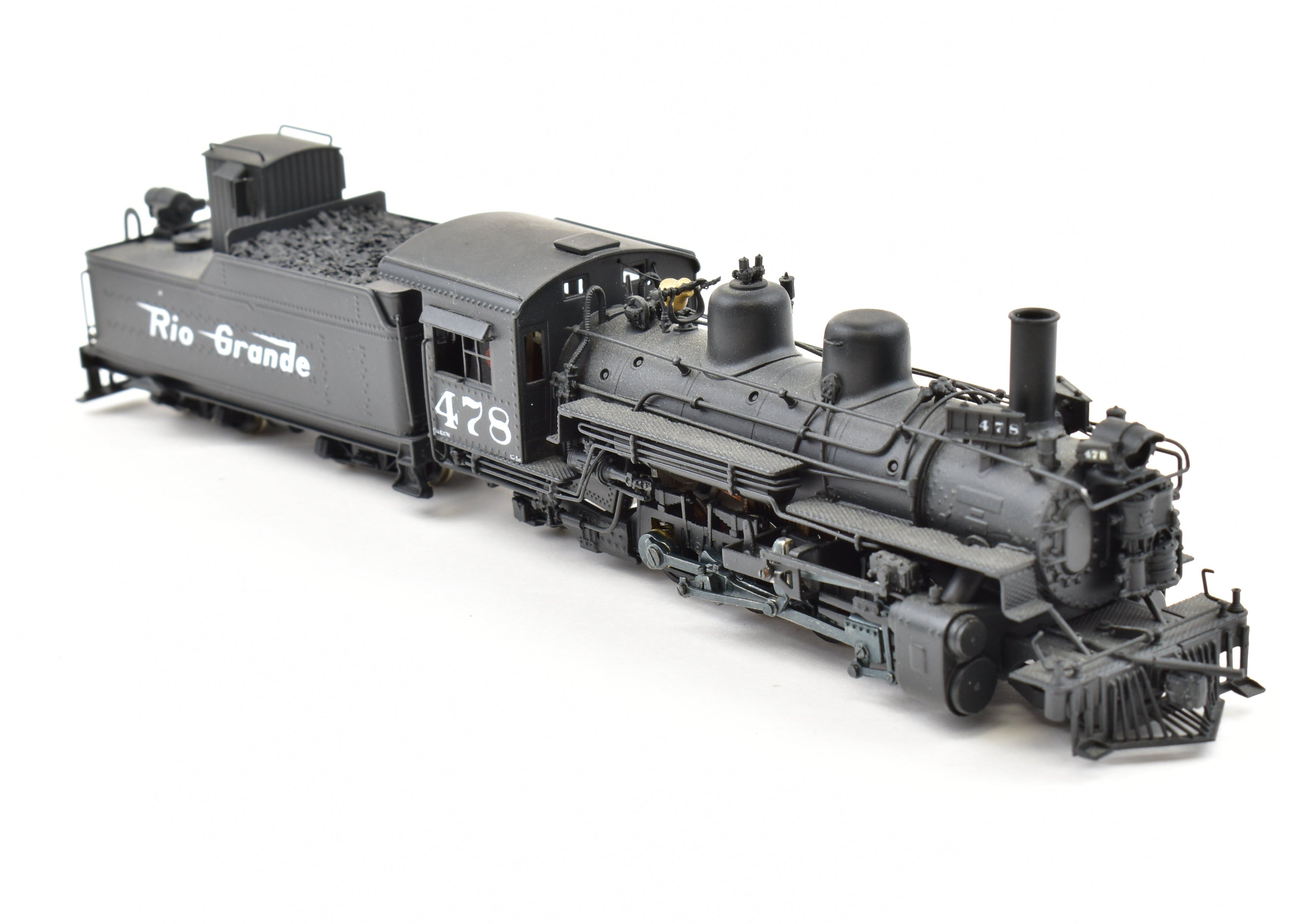 HOn3 Brass PFM - United D&RGW Denver & Rio Grande Western K - 28 2 - 8 - 2 Custom - Painted Locomotive #478