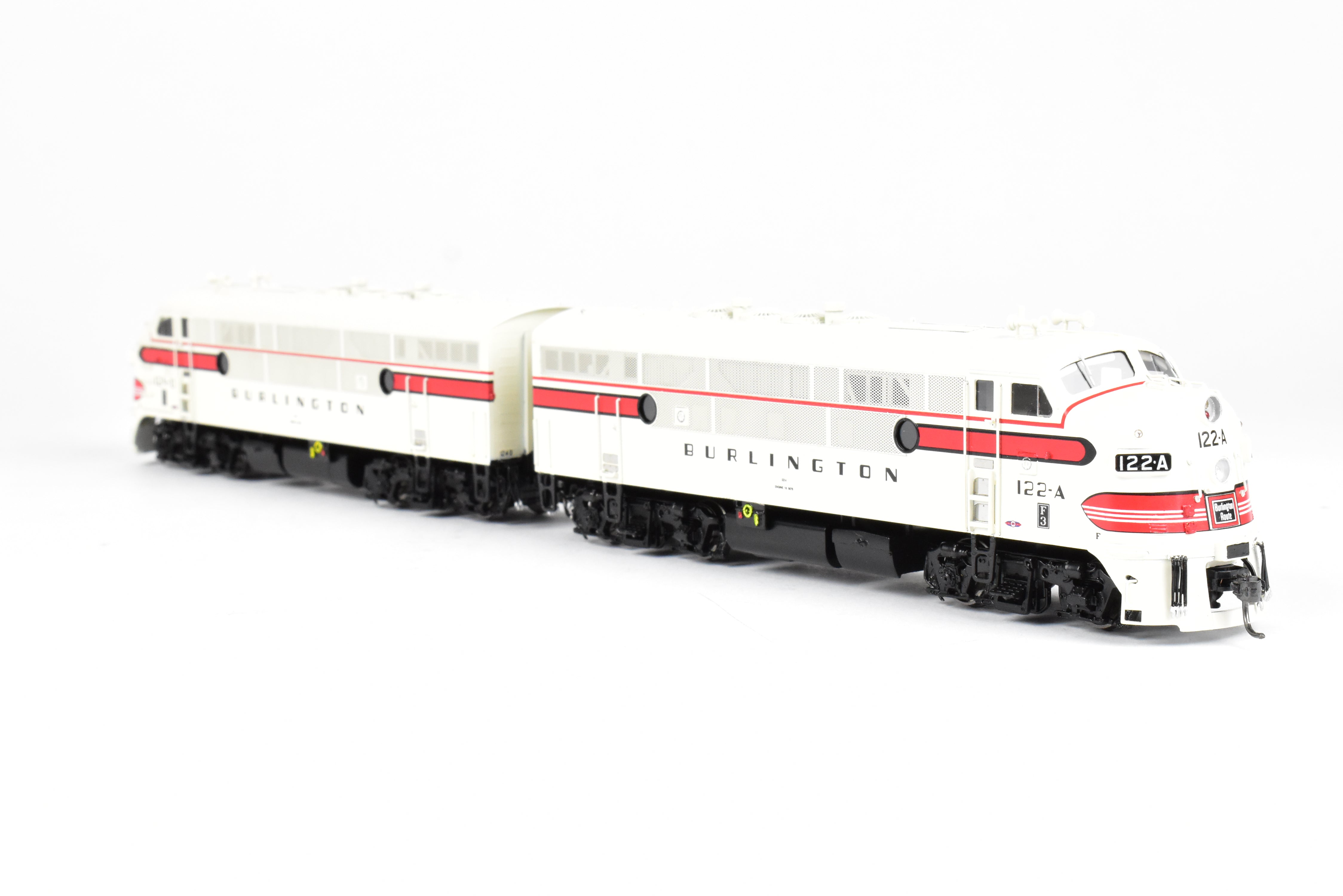 HO Scale Brass DVP Division Point EMD F3 A/A Set Factory Painted 122 - A/124 - D