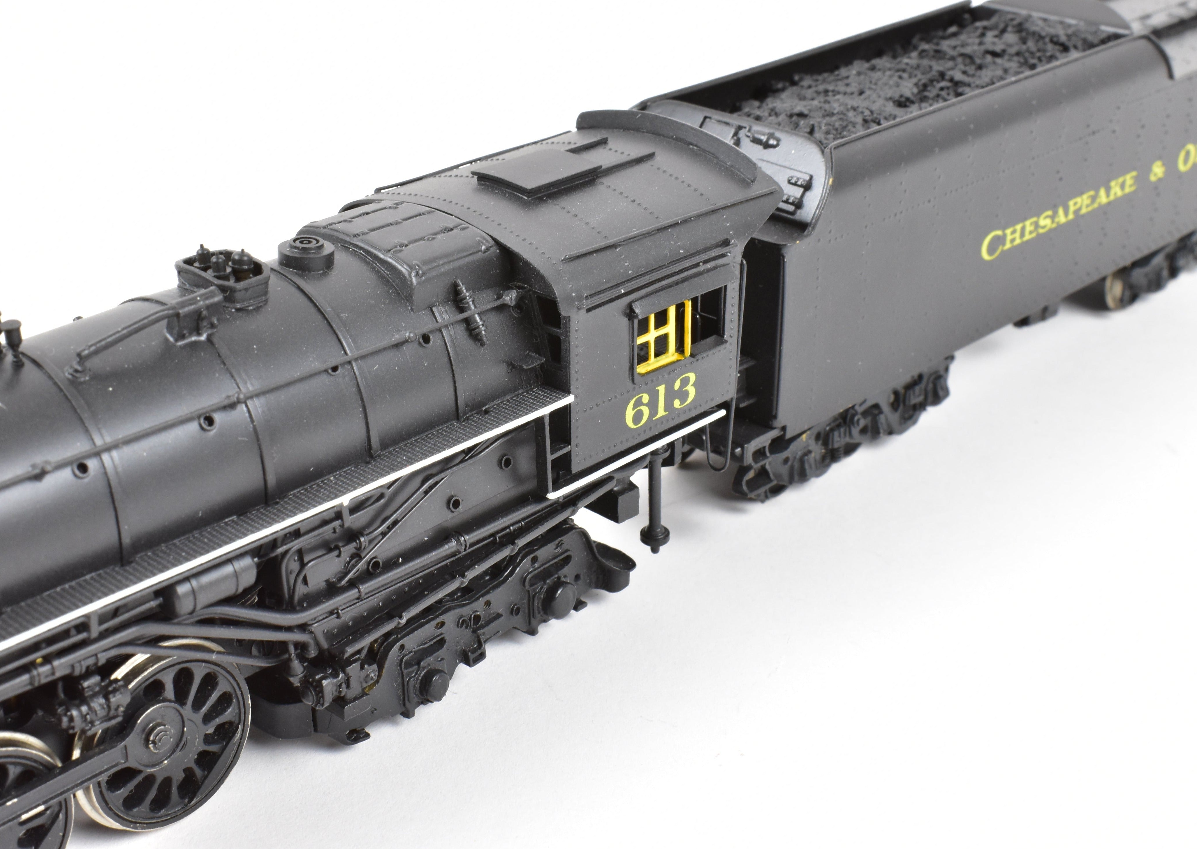 HO Scale Brass Gem C&O Chesapeake & Ohio 4-8-4 J-3a No. 613 Custom Painted