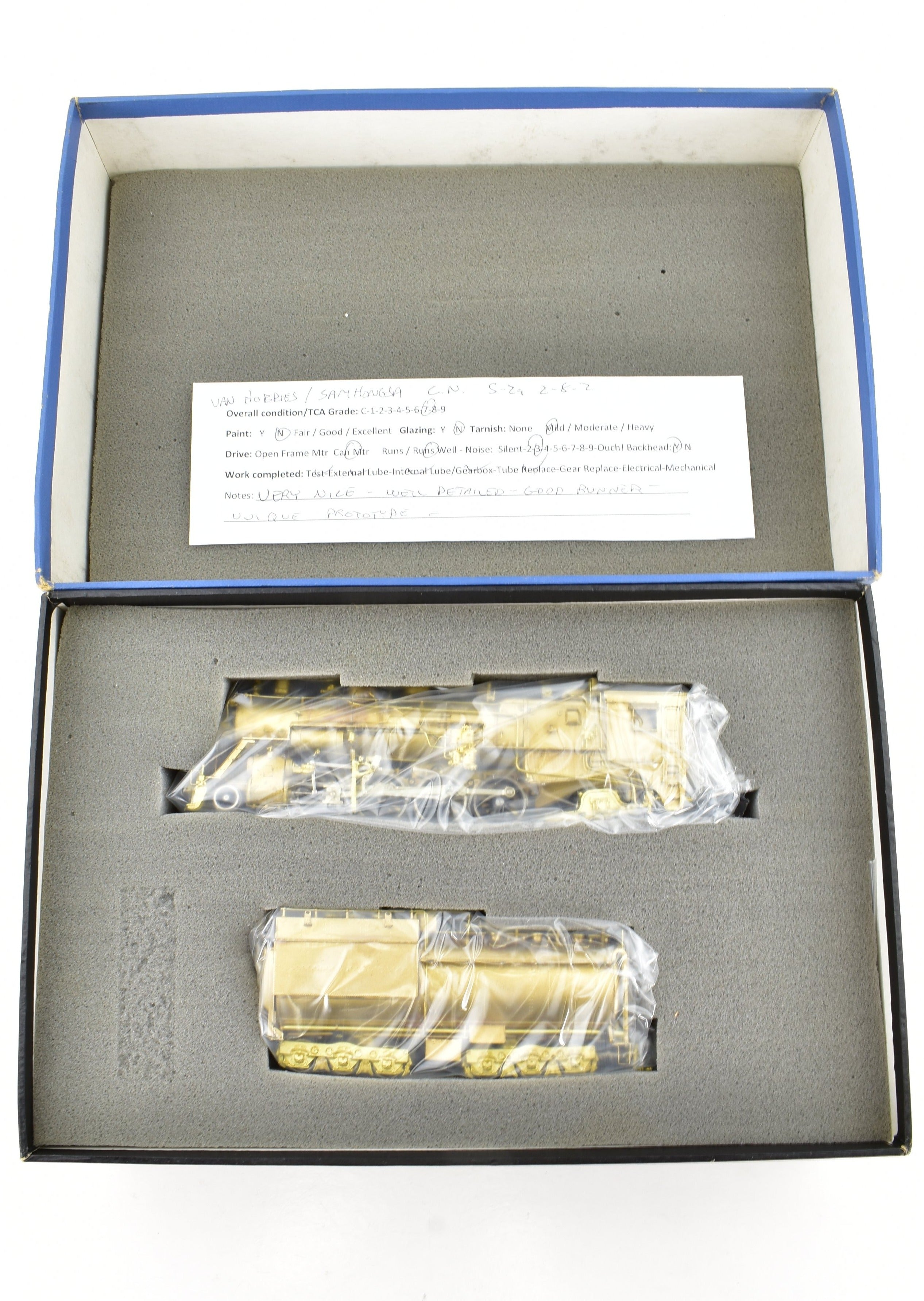 HO Scale Brass Van Hobbies CNR Canadian National Railway S - 2a 2 - 8 - 2 Model
