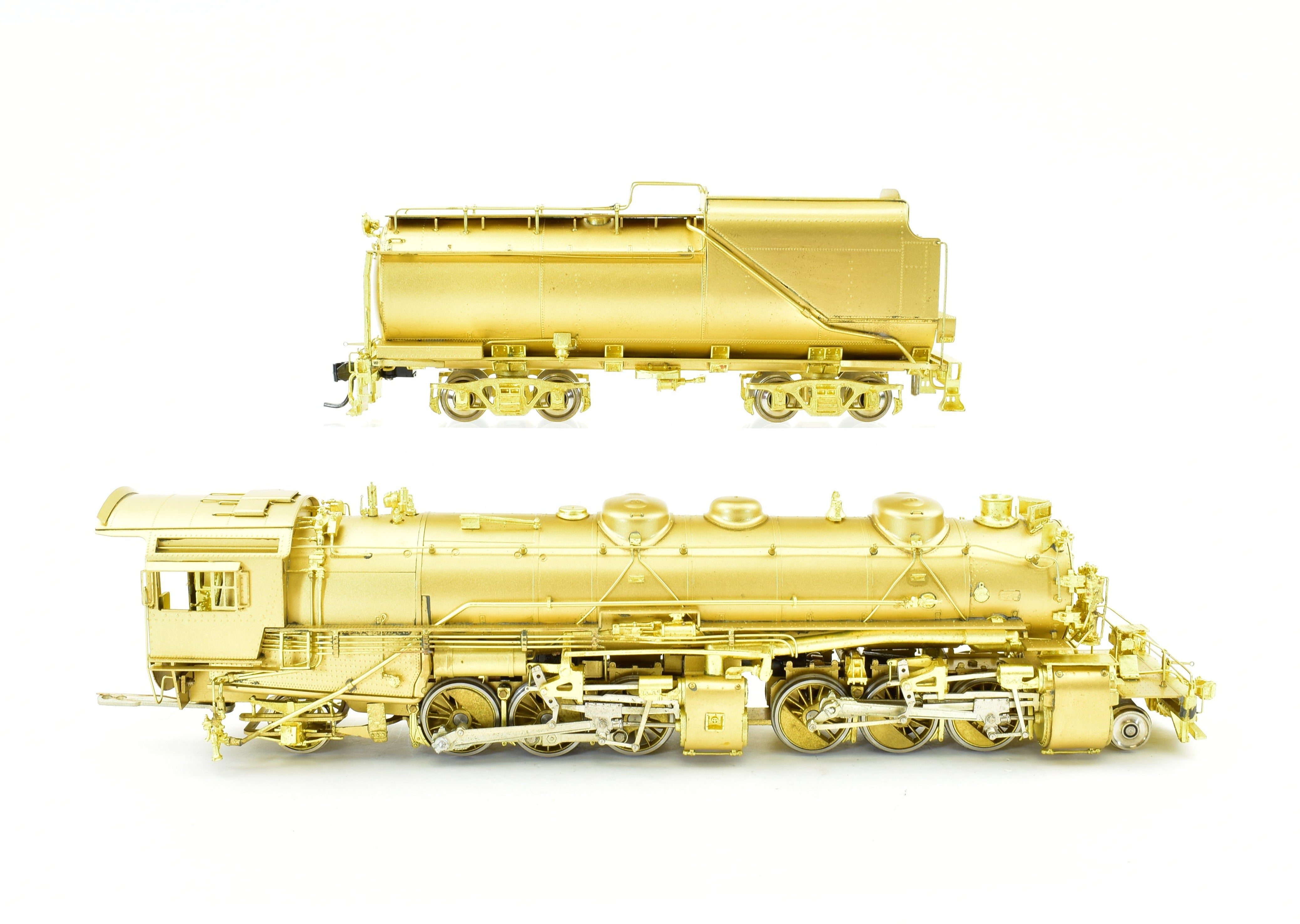 HO Scale Brass Key Imports Chesapeake & Ohio H-6 2-6-6-2 Mallet Steam Locomotive Model with 12VC Vanderbilt Tender