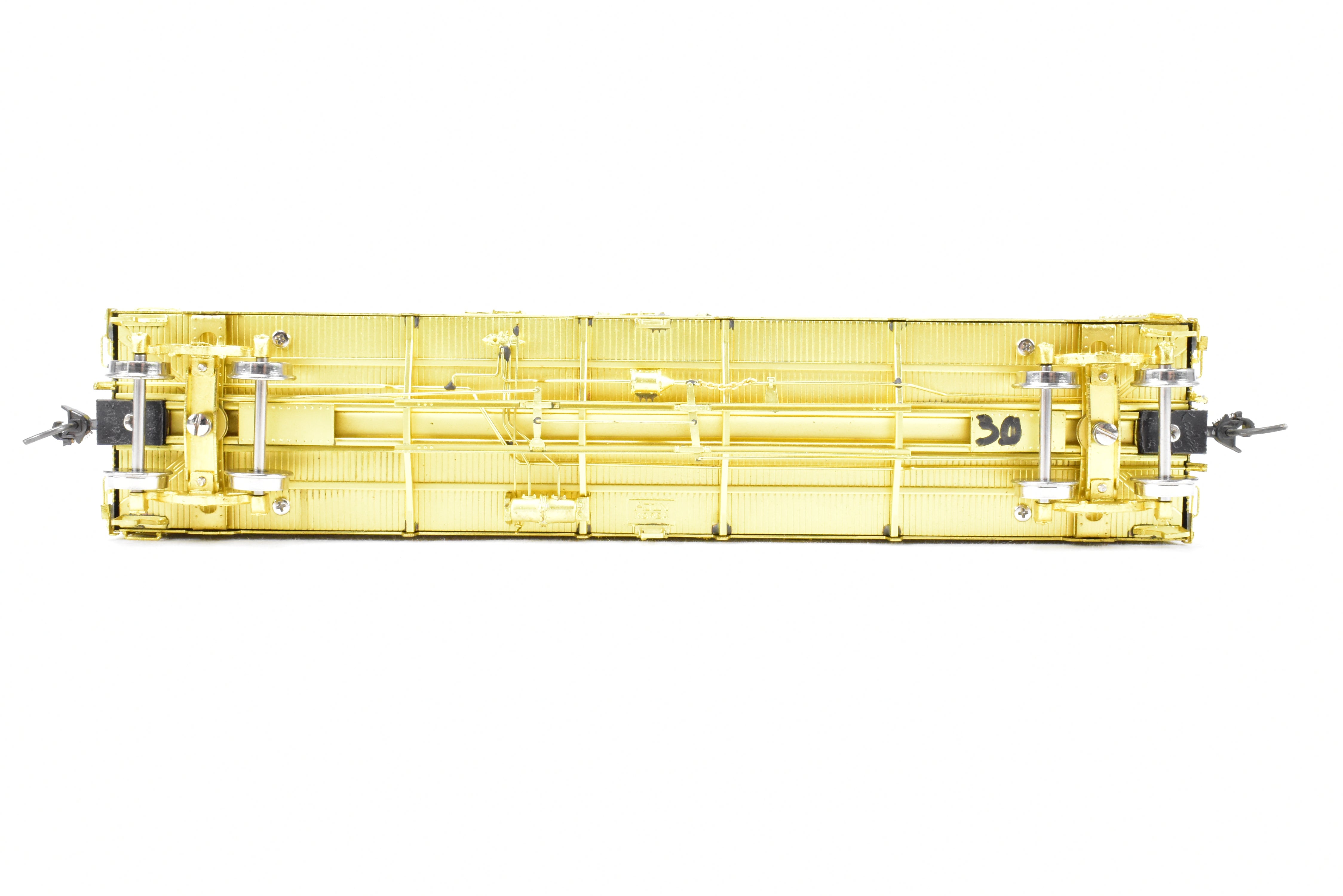 HO Brass OMI ATSF - Santa Fe SFRD 50' Ice Bunker Steel Refrigerator Car, Excellent Condition