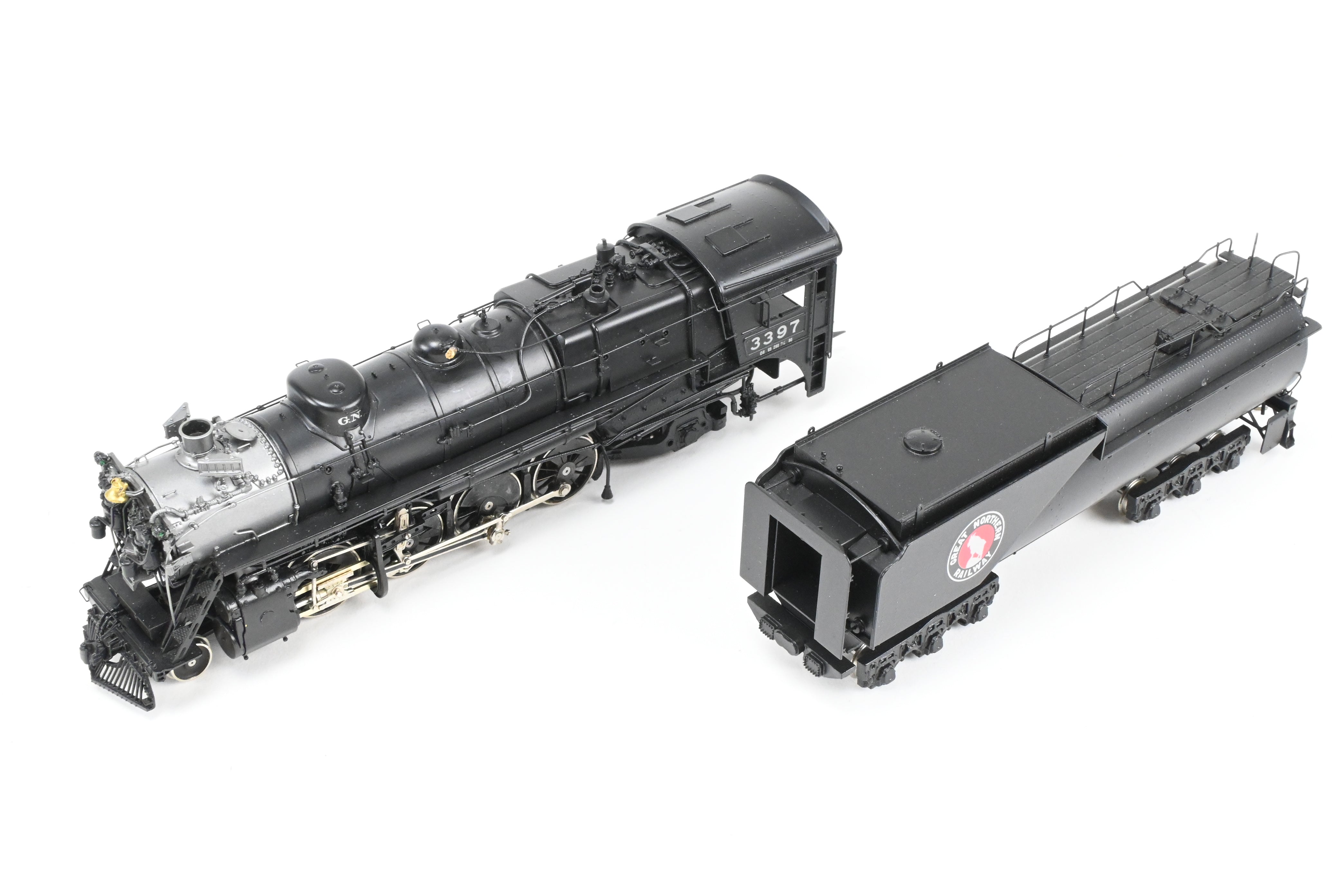 HO Scale Brass PFM - Tenshodo GN Great Northern 2-8-2 Class O-8 Crown Series No. 3397