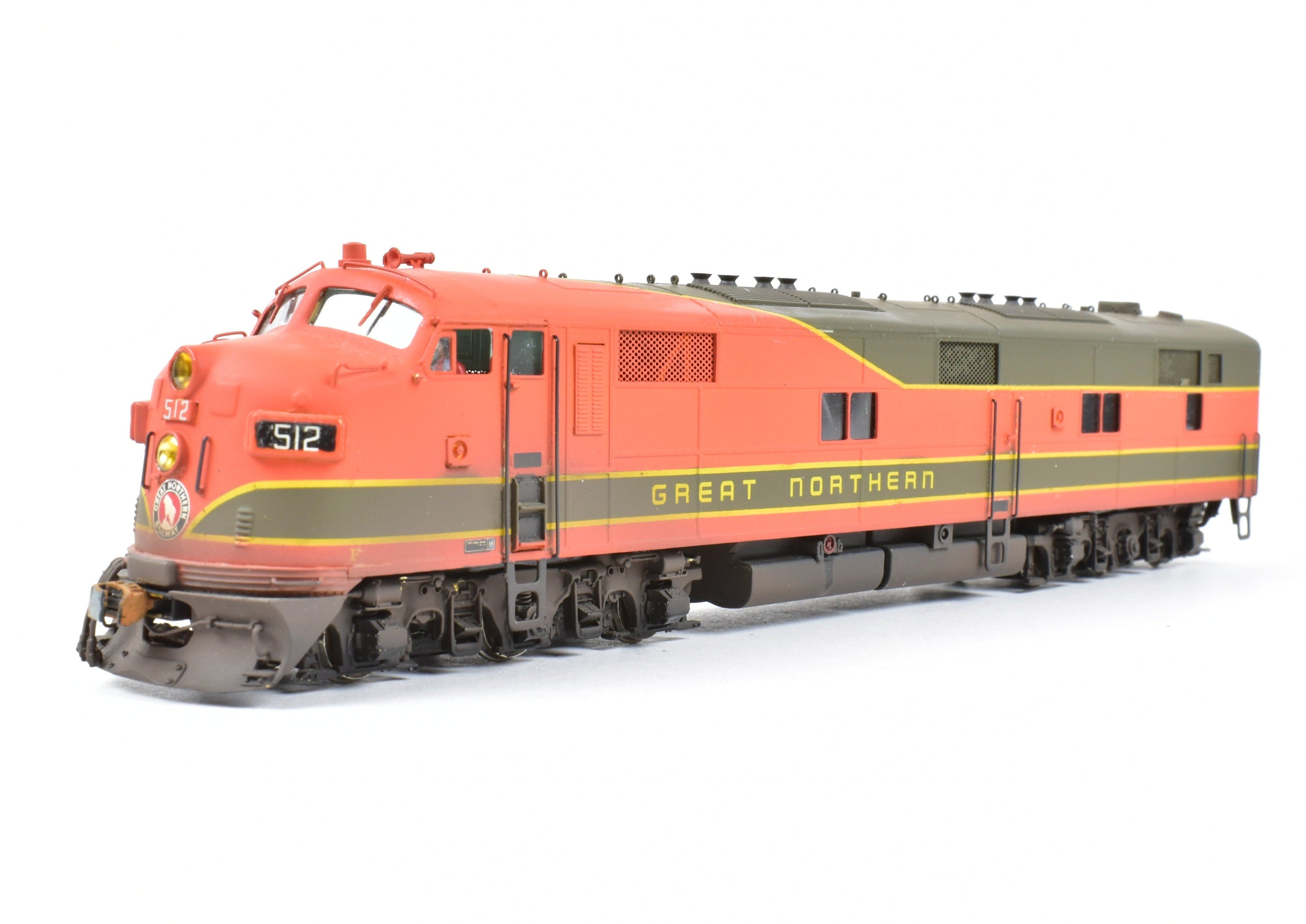 HO Brass Oriental Limited GN - Great Northern EMD E7A 2000 Phase II #512 Factory - Painted Model