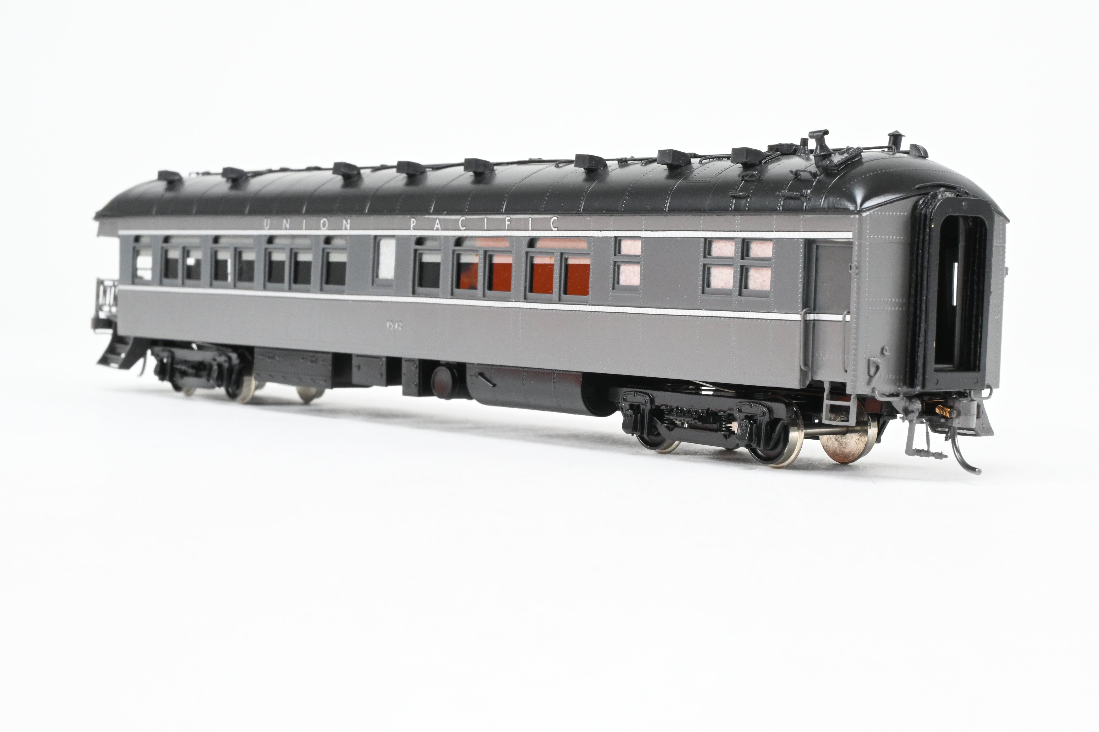 HO Scale Brass Precision Scale Co. Union Pacific Harriman Common Standard Class 60 - O - 1 Observation and Business Car Professionally Painted with Number 1542