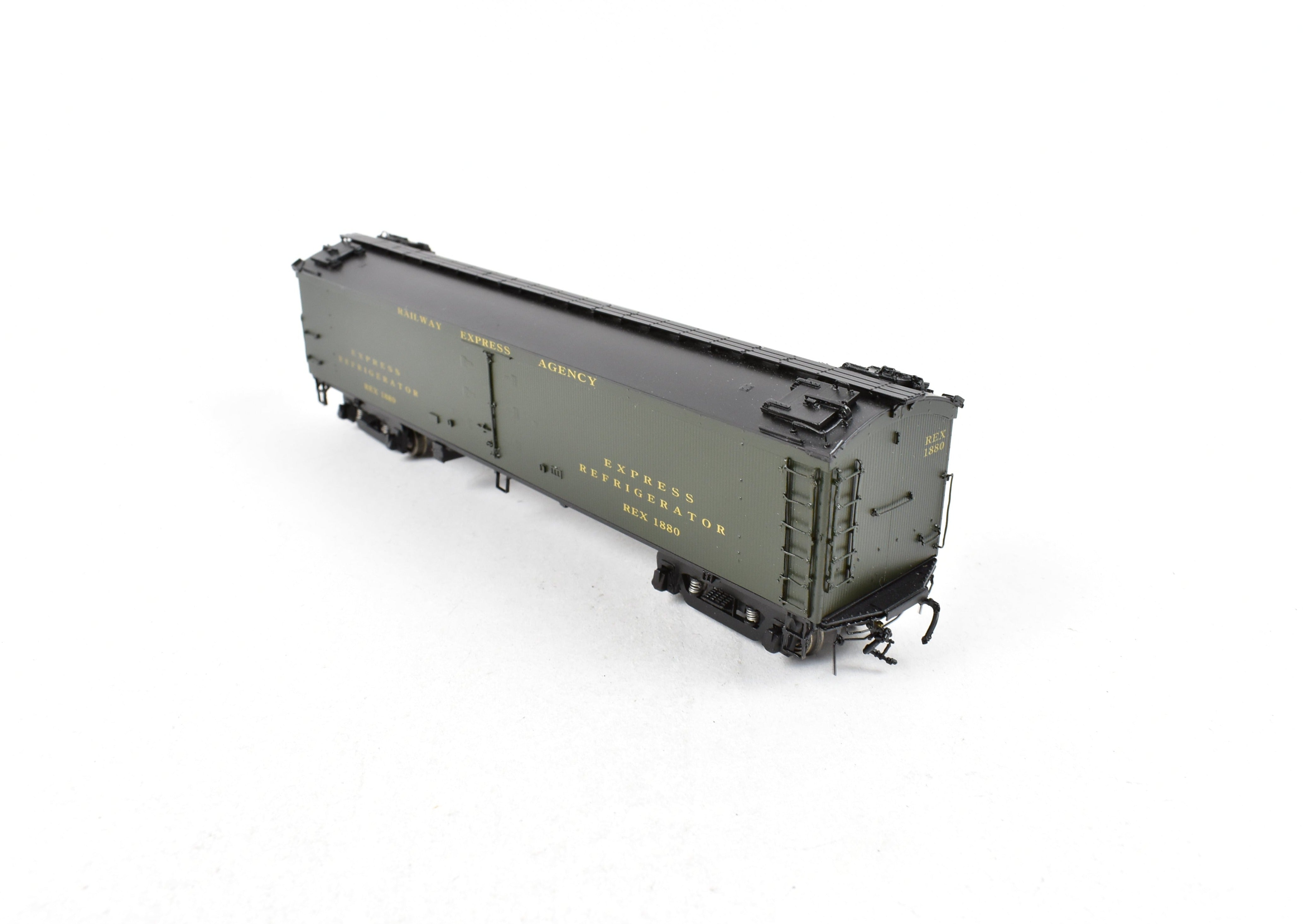 HO Brass Precision Scale Co. REA Railway Express Agency BR Class 53' 6 Reefer Brake System Model