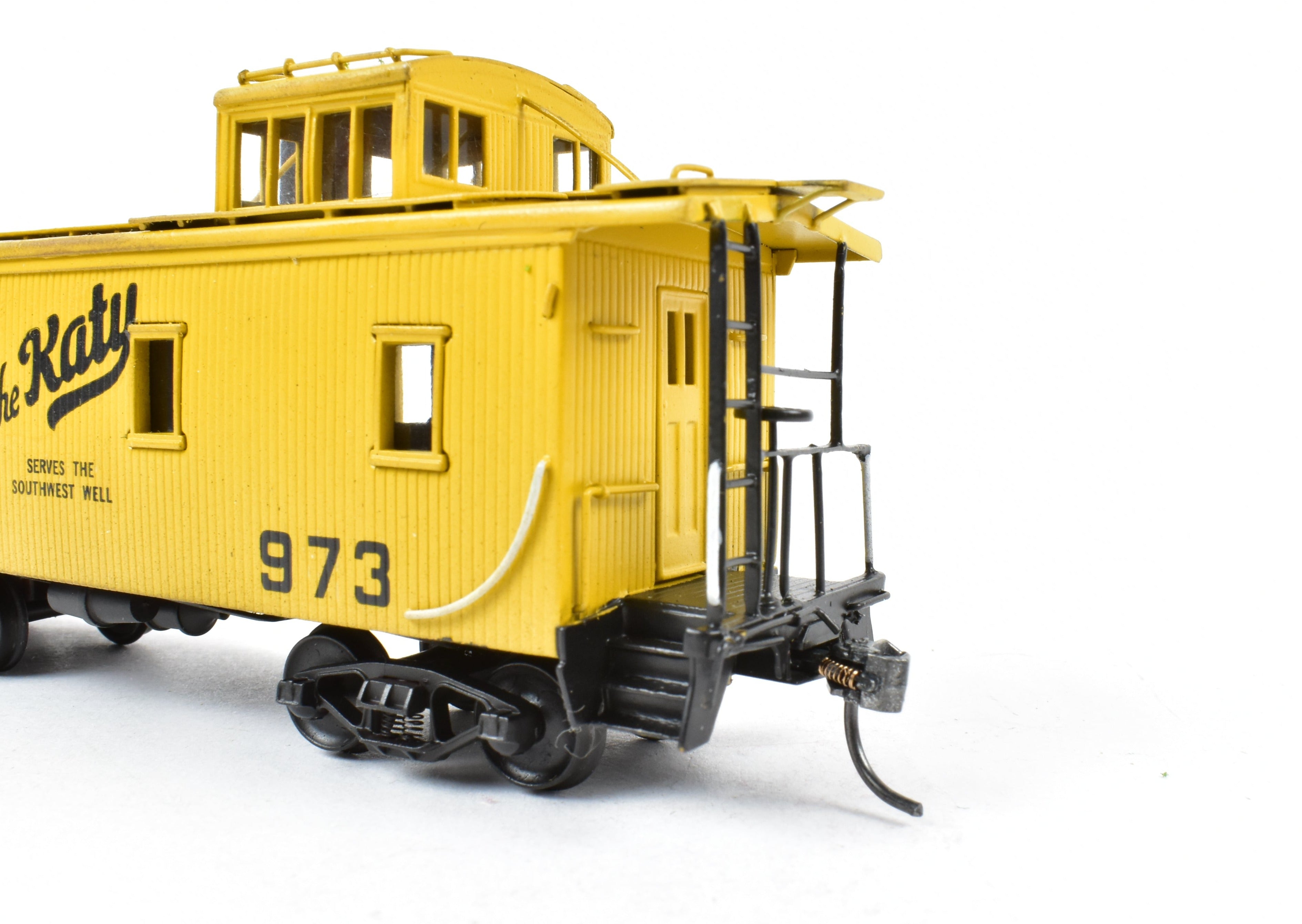 Hallmark Models HO Brass Missouri Kansas Texas Katy Wood Sheathed Caboose, No Original Box