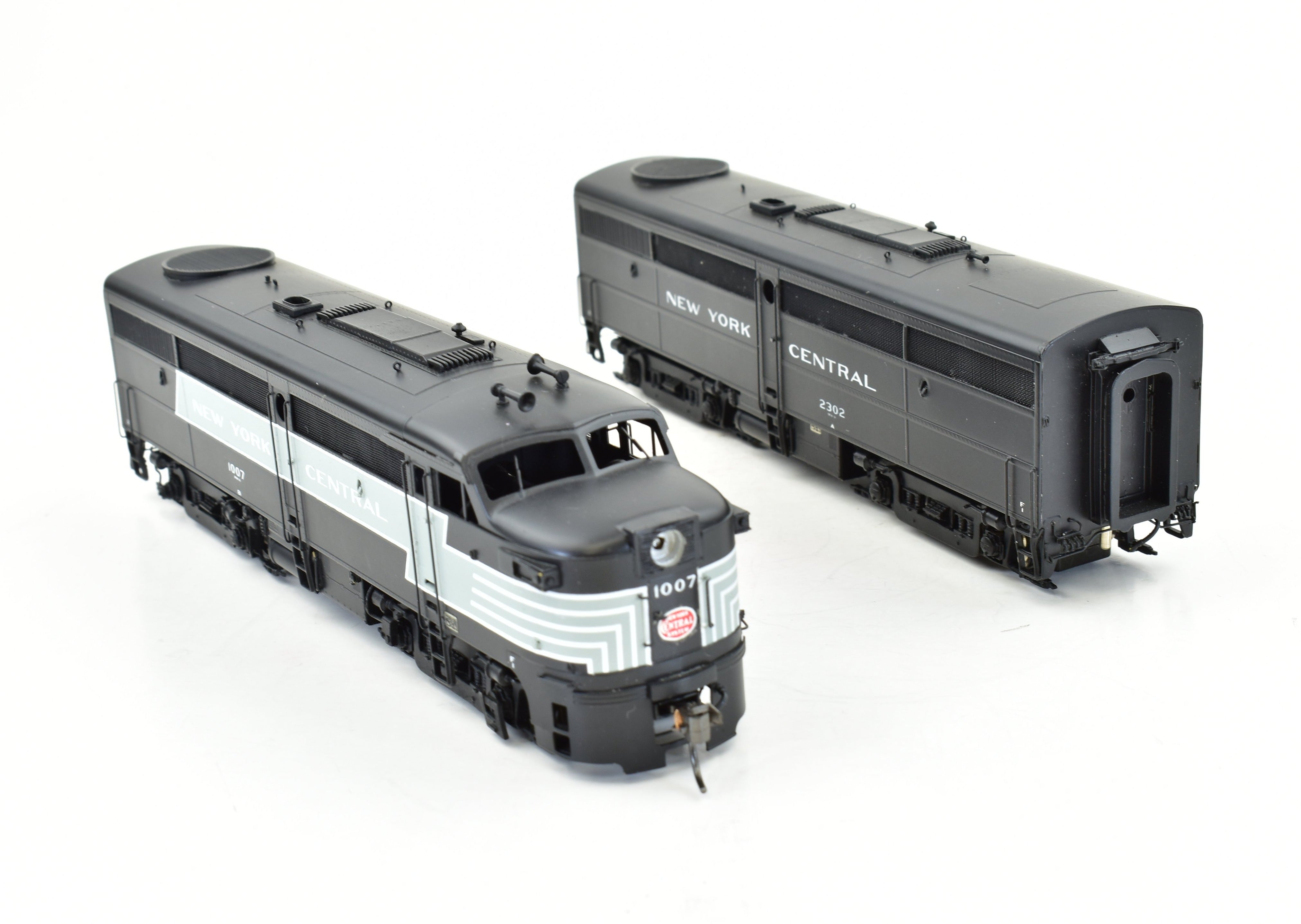HO Scale Brass Key Imports New York Central ALCO FA - 1/FB - 1 Set Phase I Custom Series #72 Freight Version with Factory - Painted Finish from NYC