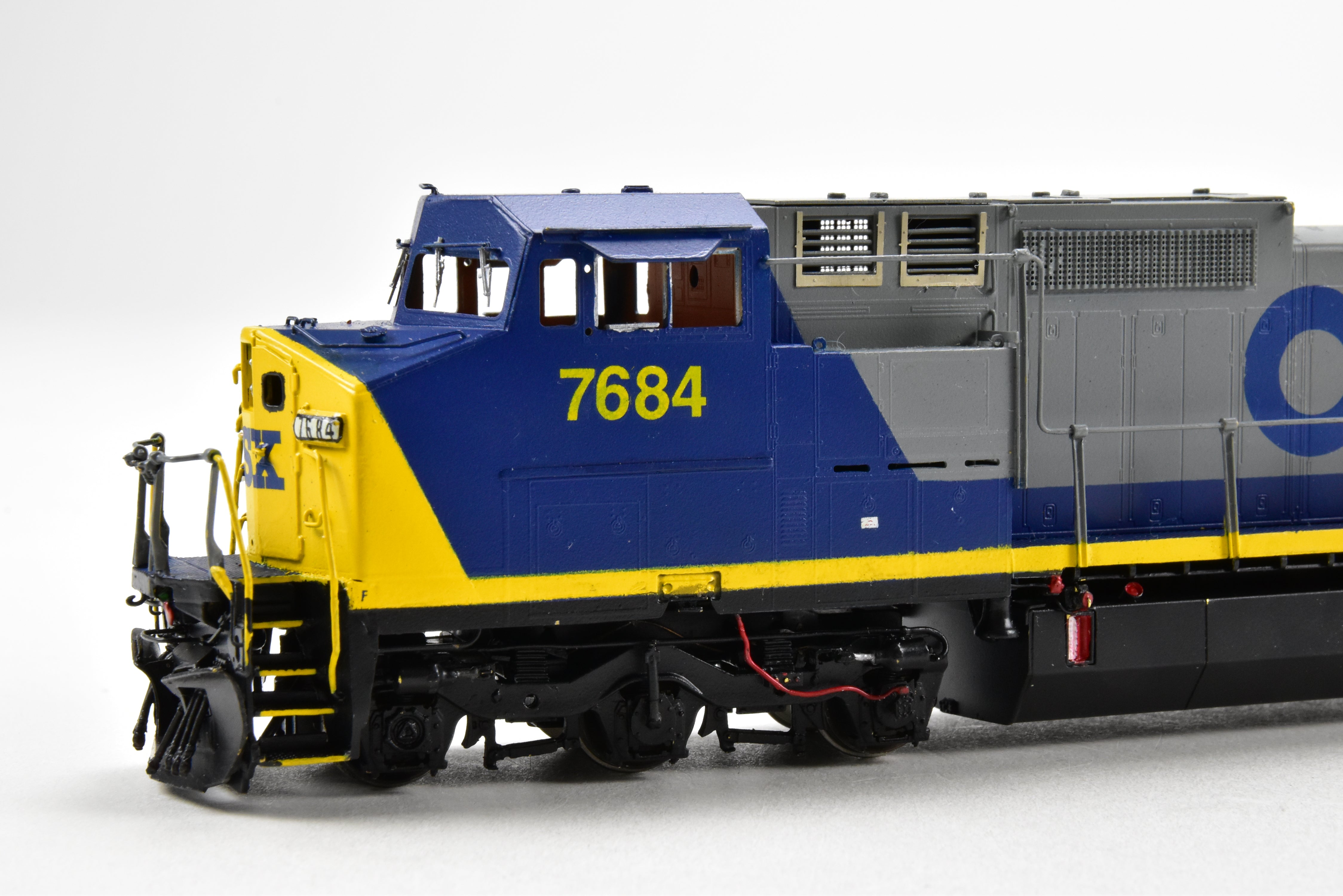 Brass OMI CSX Transportation GE CW40 - 8 Custom Painted #7684 by Overland Models