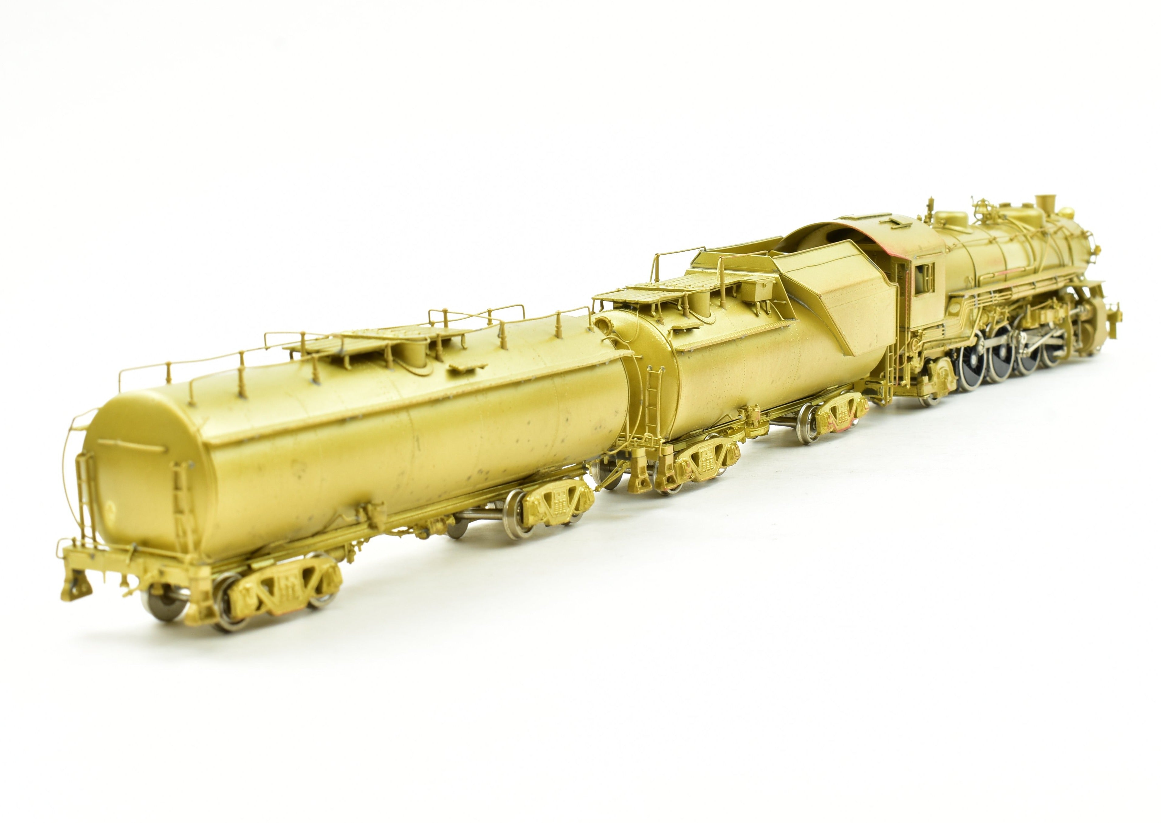 HO Scale Brass Model Train - Westside Model Co. Baltimore & Ohio Q - 4b 2 - 8 - 2 Mikado Steam Locomotive With Auxiliary Tender