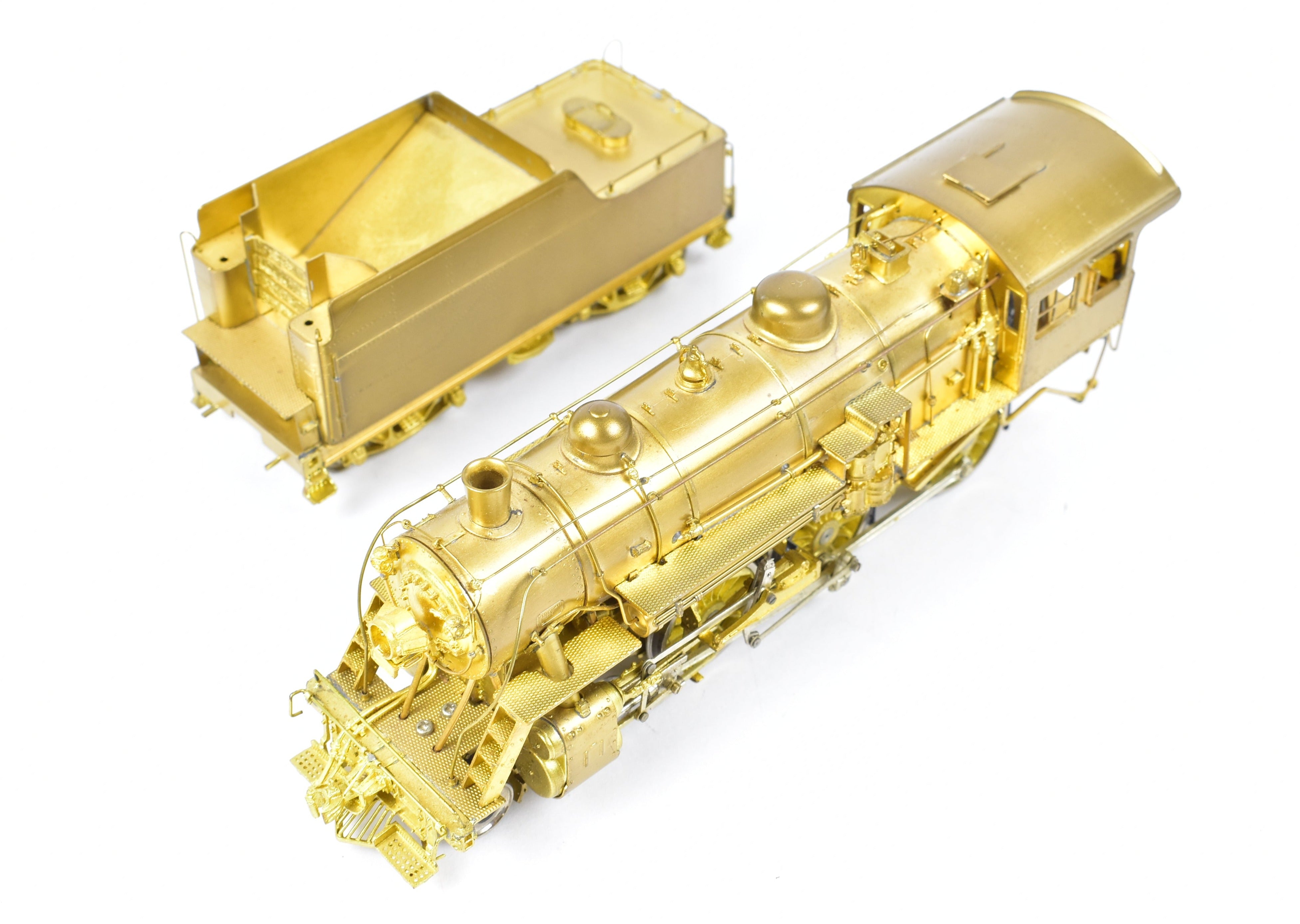 HO Scale Brass Model Train - Overland Models Inc. Rutland Railroad F - 2j 4 - 6 - 0 Locomotive Series #74 - 79
