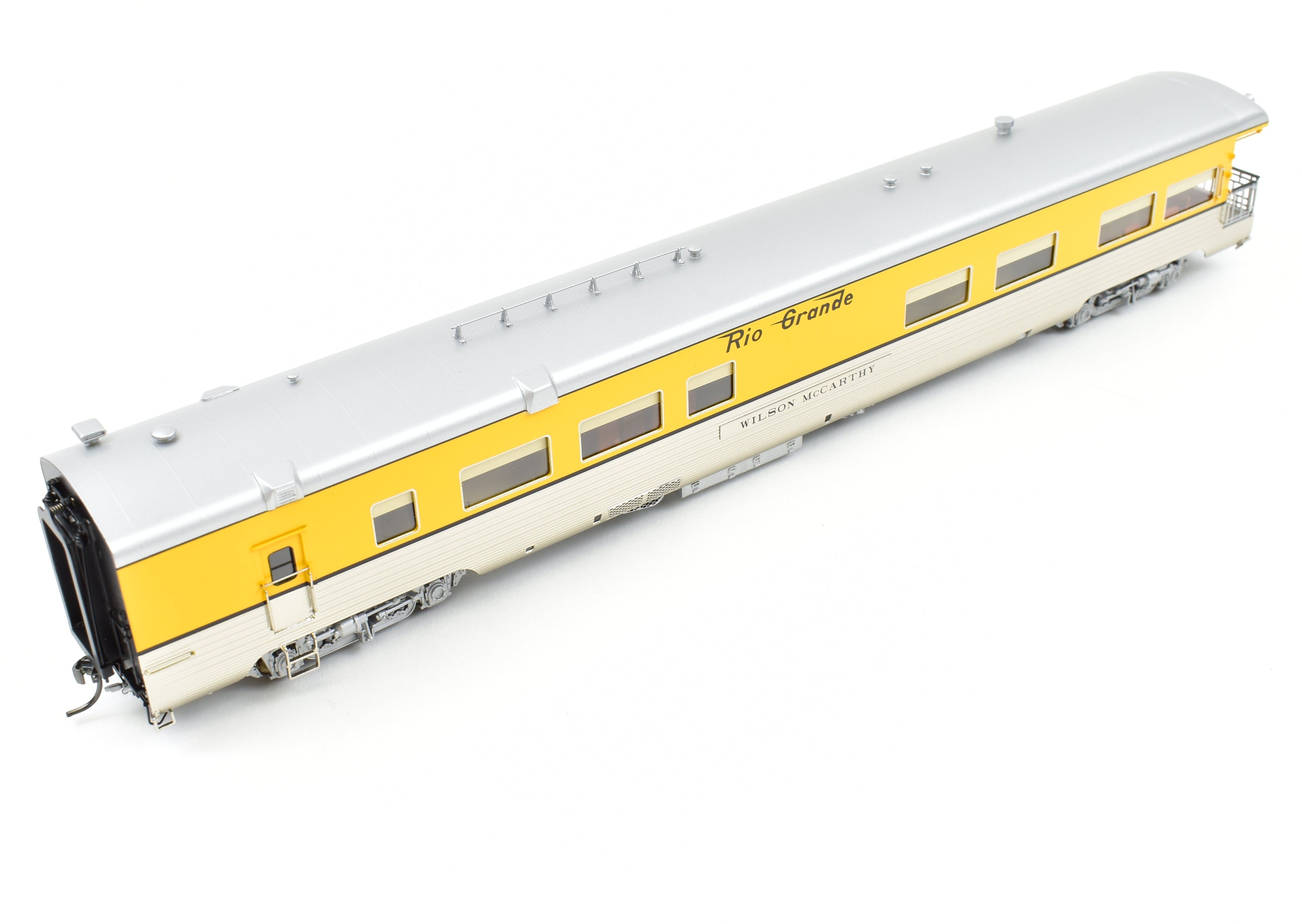HO Scale Brass Colorado Division Point Denver & Rio Grande Western Lightweight Business Car Wilson McCarthy Factory Painted Model Train