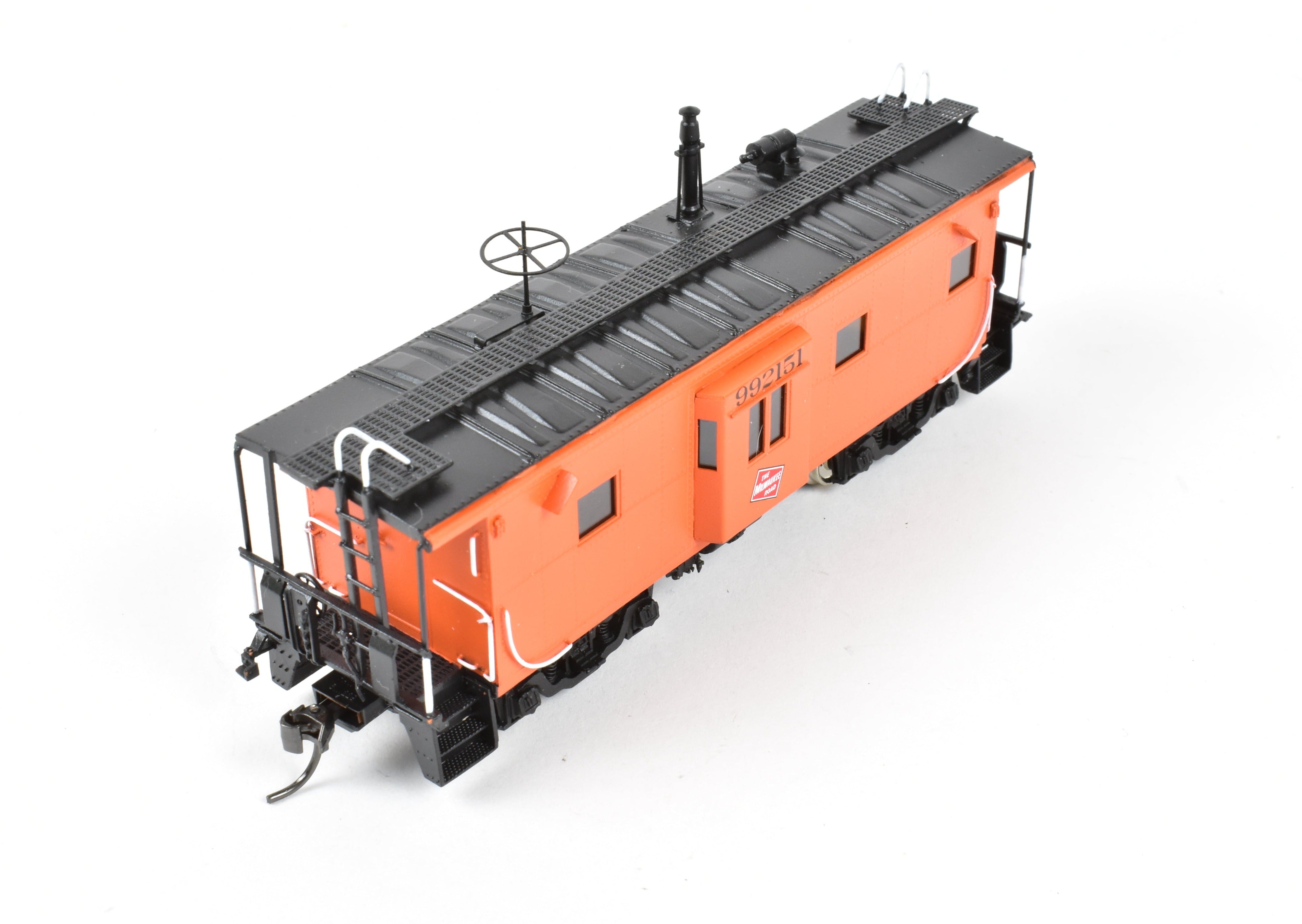 HO Brass OMI - Overland Models MILW Riveted Bay Window Caboose No. 992151