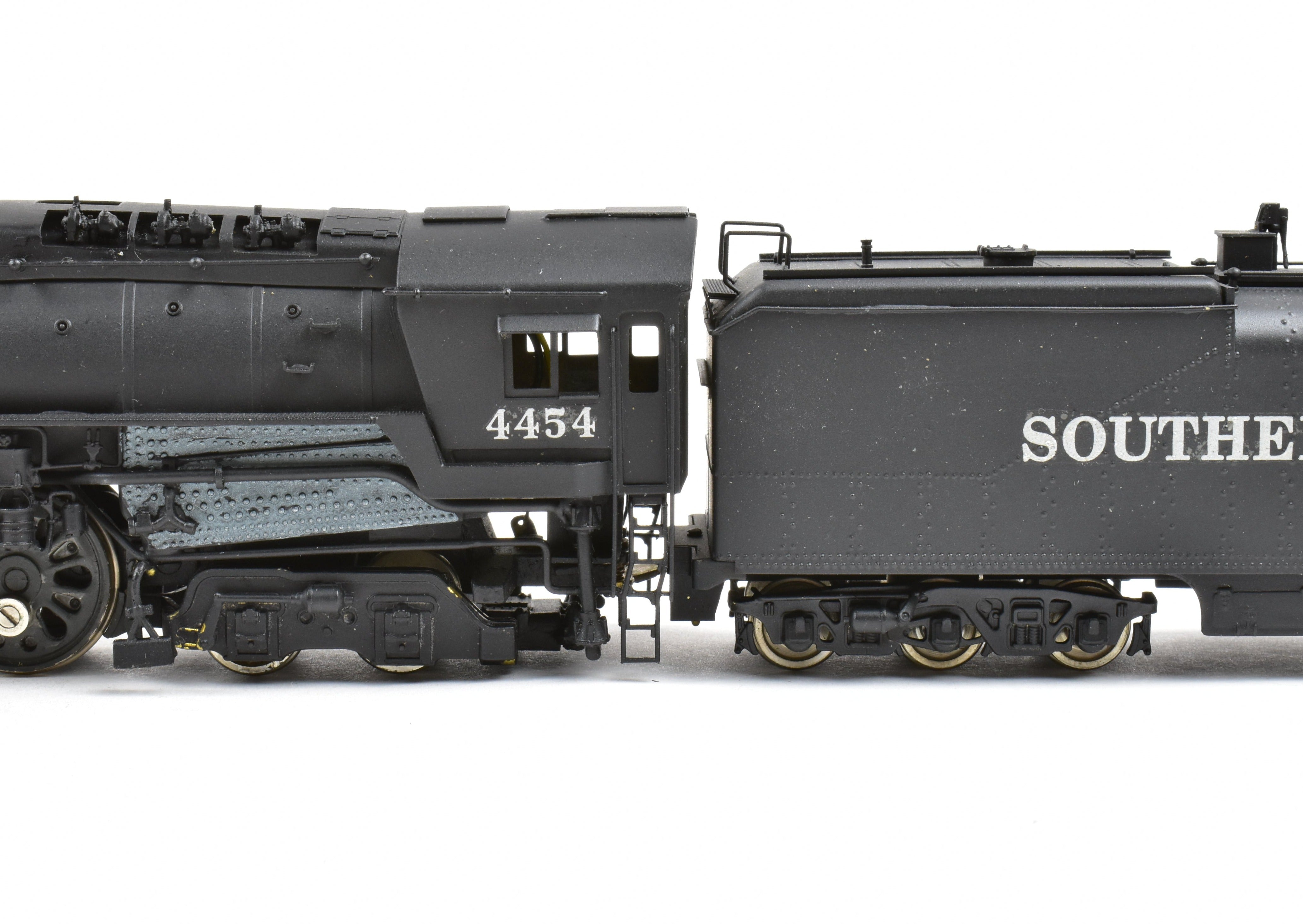 HO Scale Brass Model Train - Balboa SP Southern Pacific GS - 4 4 - 8 - 4 De - Skirted and Custom Painted Locomotive No. 4454