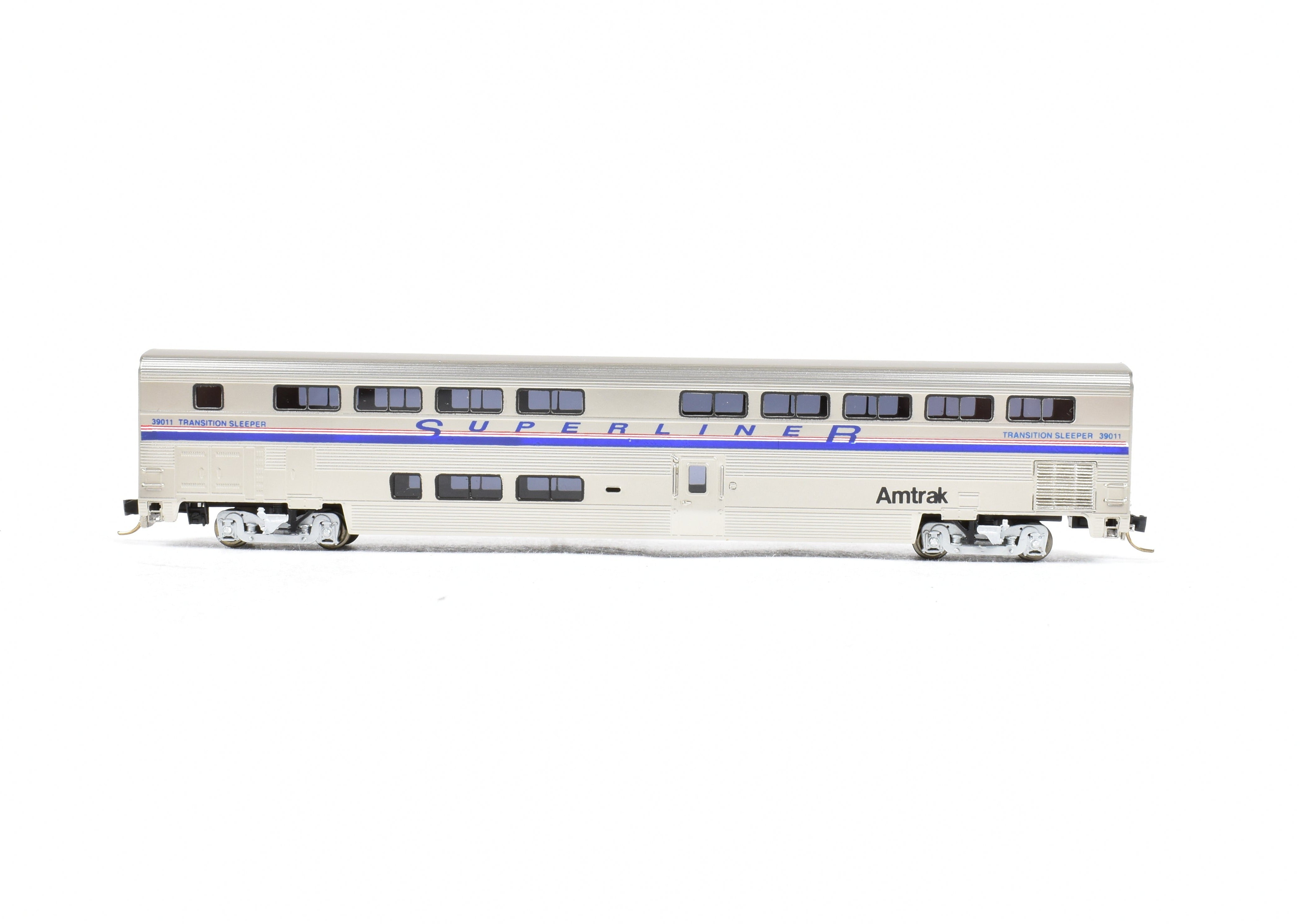 N Scale Brass Amtrak Transition Superliner Sleeper FP 39011 by OMI