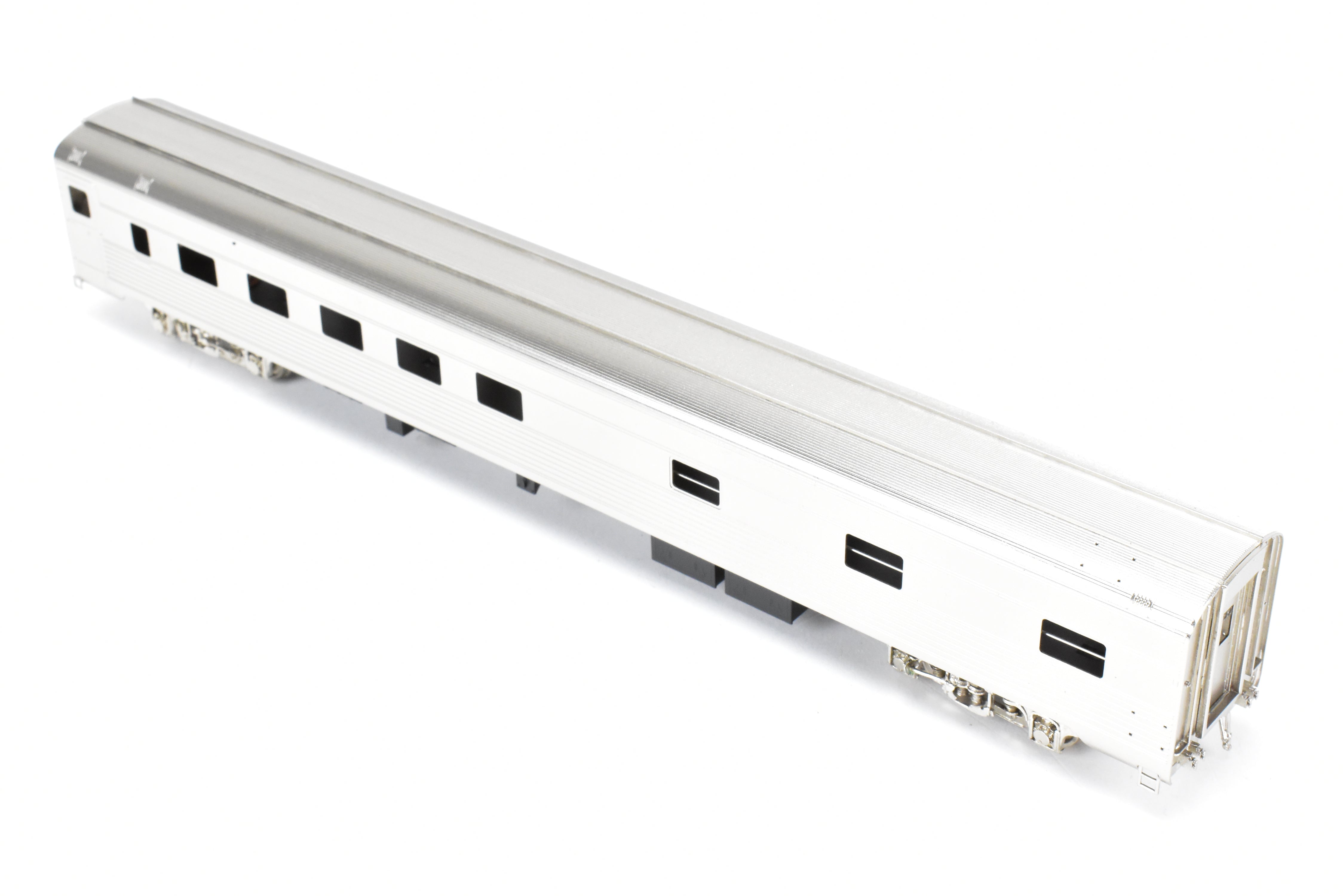 HO Scale Brass Model Train - Amtrak Budd 10 RMT - 6DBR Pacific Series Sleeper Heritage HEP Version by Cascade Models