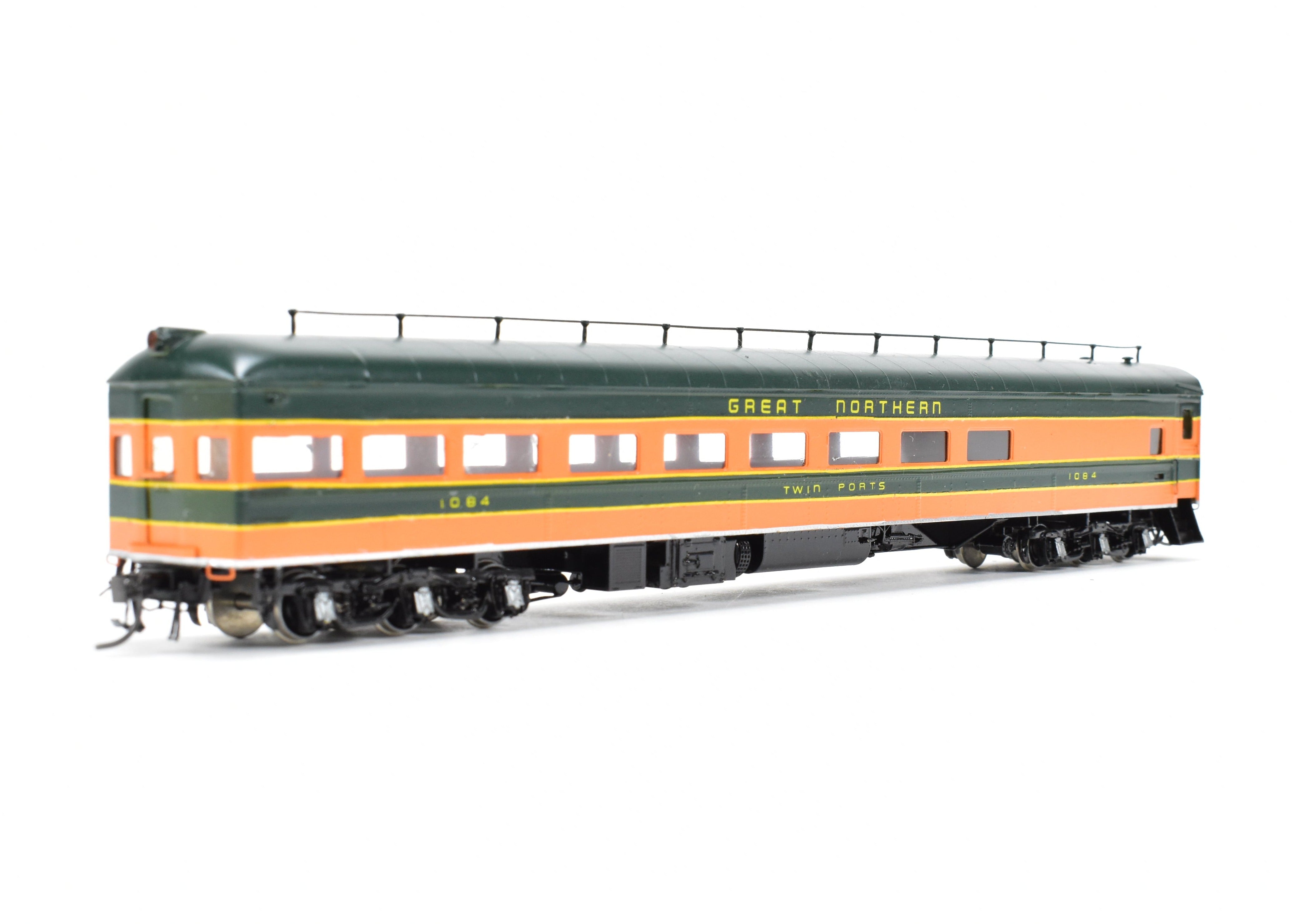 HO Brass Oriental Limited GN - Great Northern Twin Ports Buffet-Parlor-Observation Car, Empire Builder Scheme