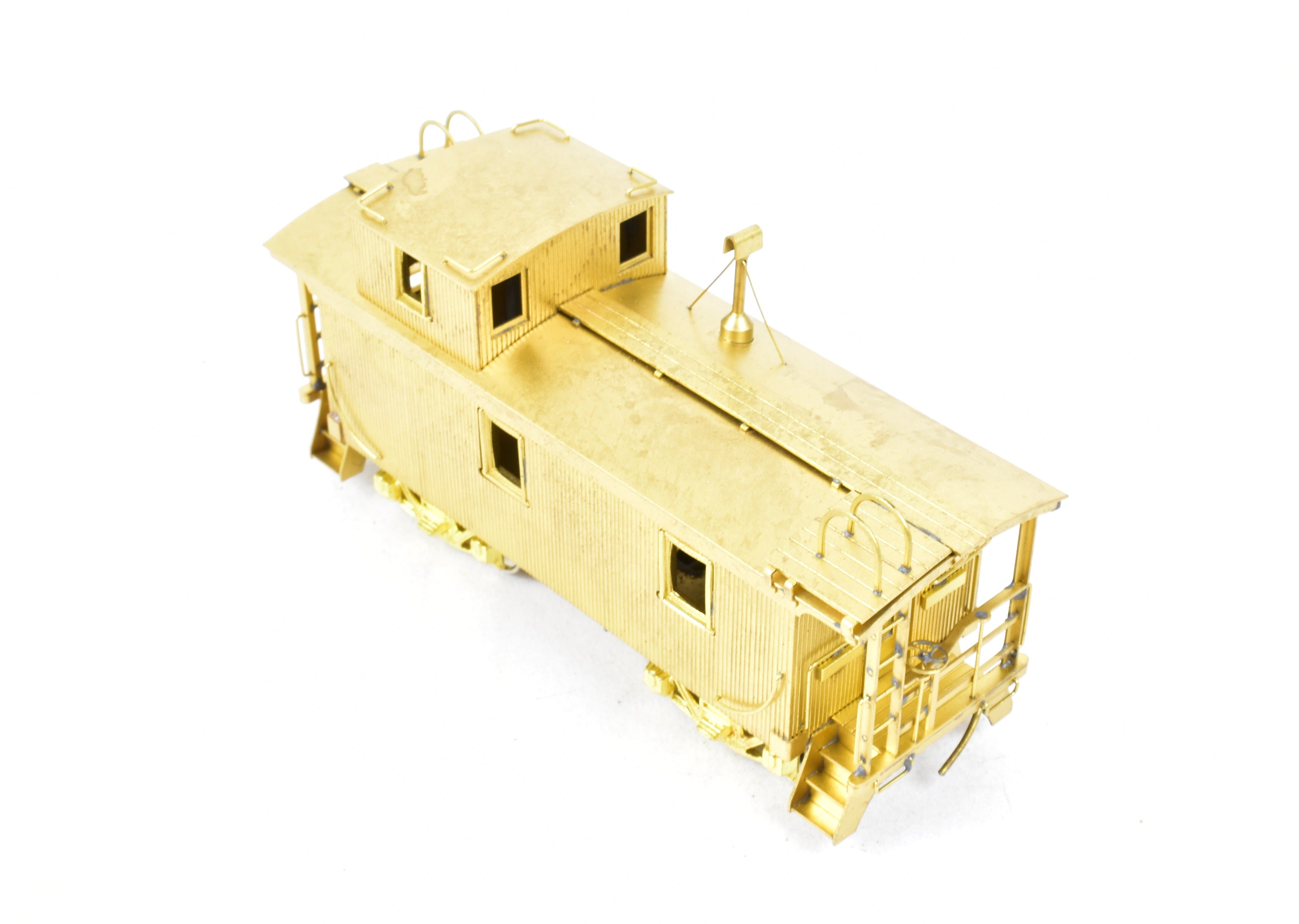 HO Scale Brass Model Northwest Short Line (NWSL) and Northern Pacific (NP) Wood Caboose for Model Train Enthusiasts