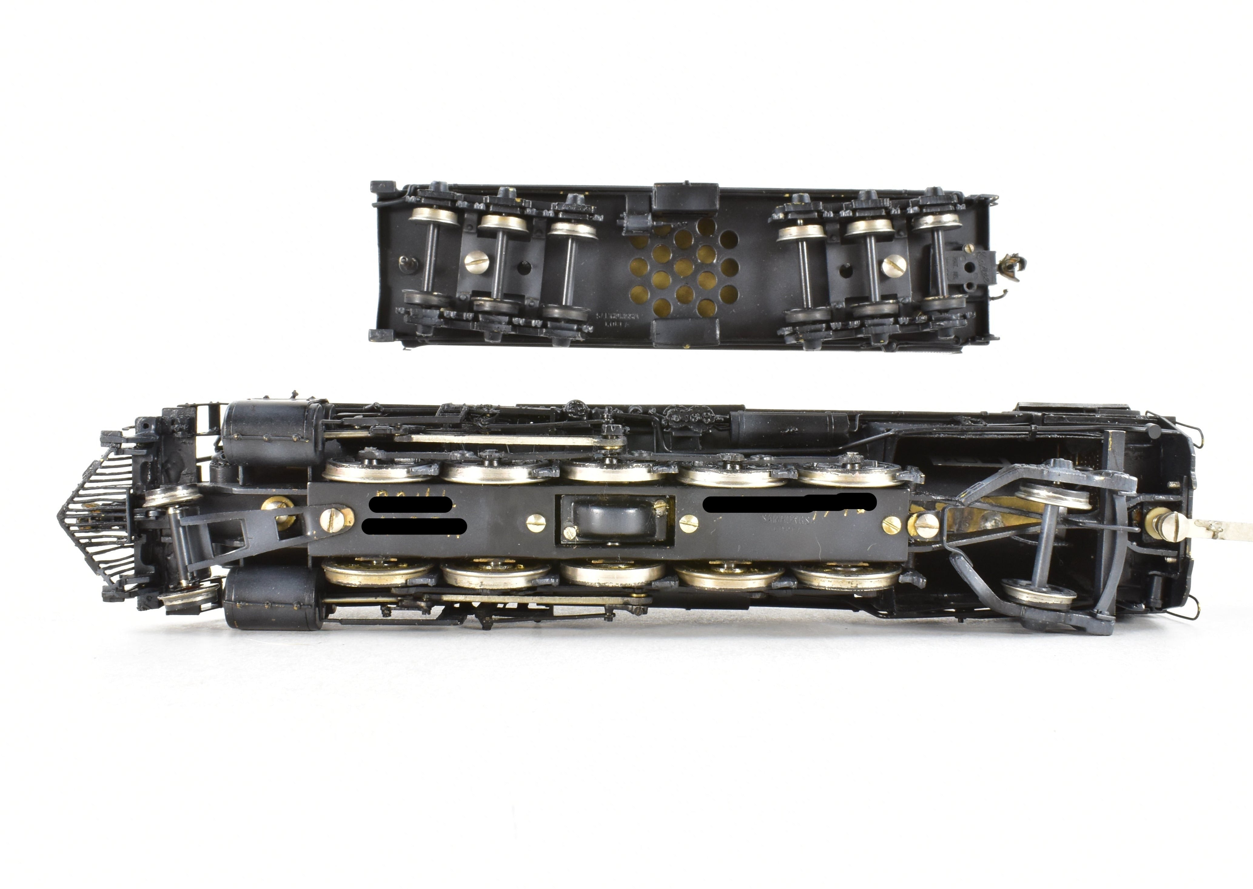 HO Brass Key Imports ATSF Santa Fe 3800 Class 2-10-2 Custom Painted Locomotive No. 3862