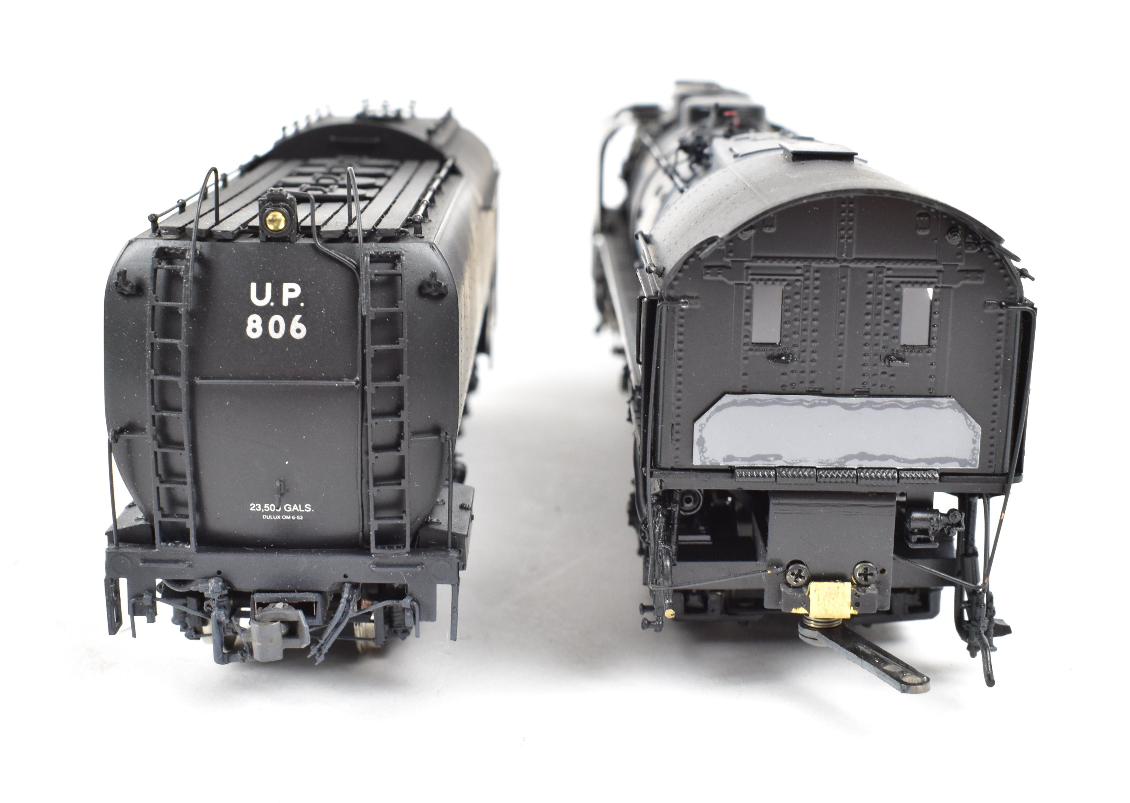 HO Scale Brass Model Train - Overland Models Inc. Union Pacific FEF - 1 4 - 8 - 4 Locomotive No. 806 with Light Weathering and Factory Painting