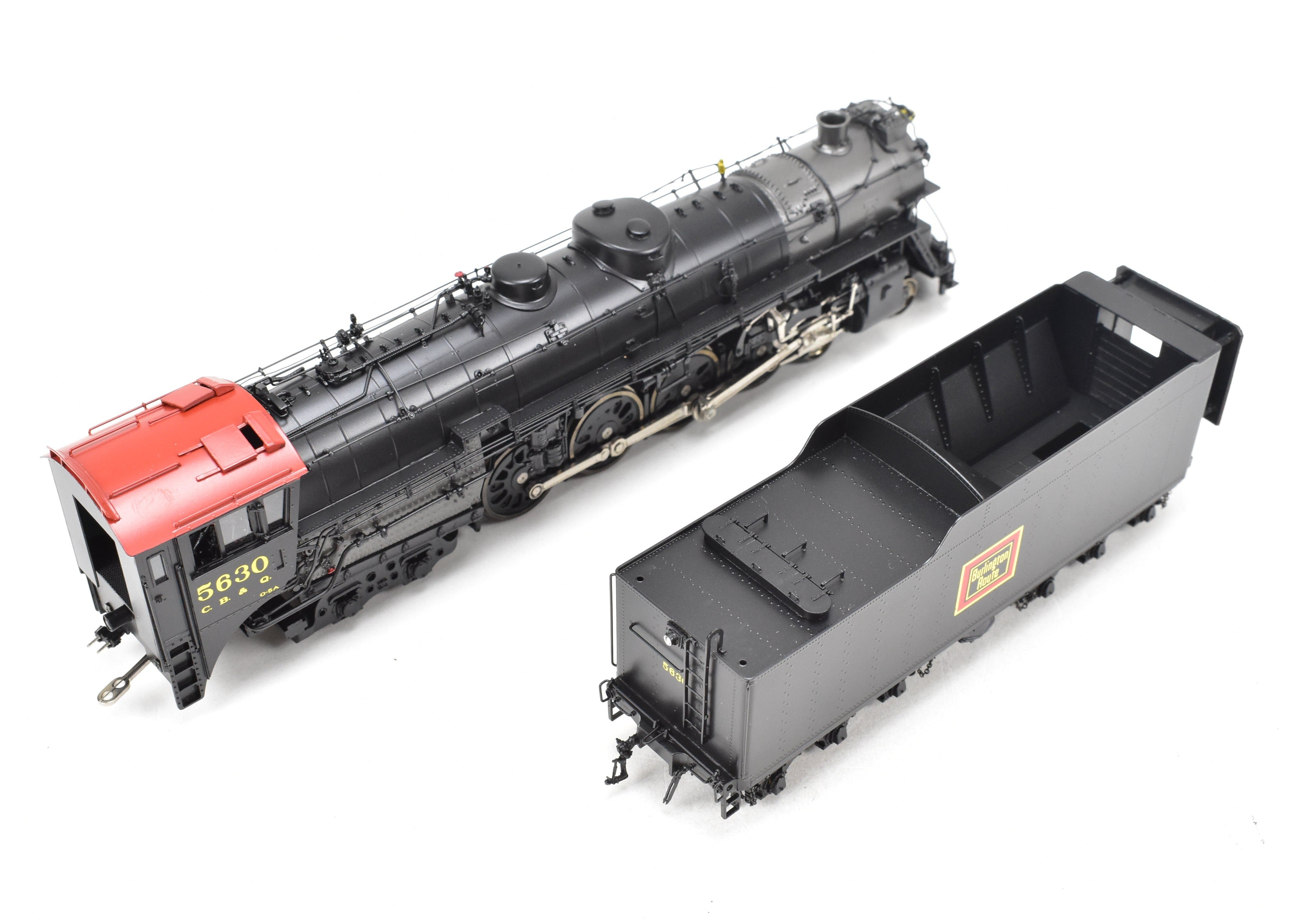 HO Scale Brass Model Train - Oriental Limited CB&Q - Burlington Route O - 5a 4 - 8 - 4 Factory Painted Locomotive #5630