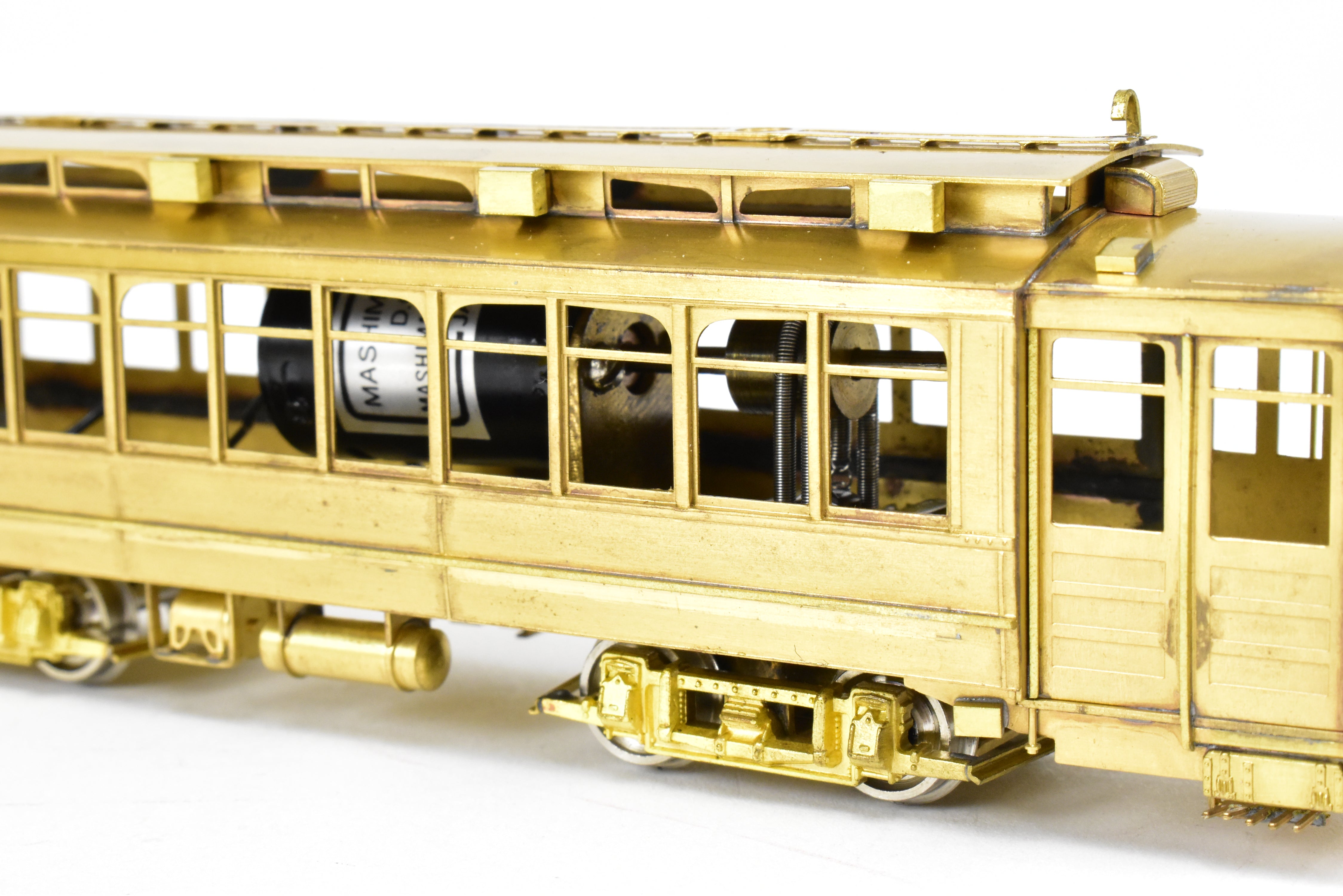 High - Quality HO Scale Brass Chicago Surface Lines Short Brill Car Model 347 CSL by Fairfield Traction Models