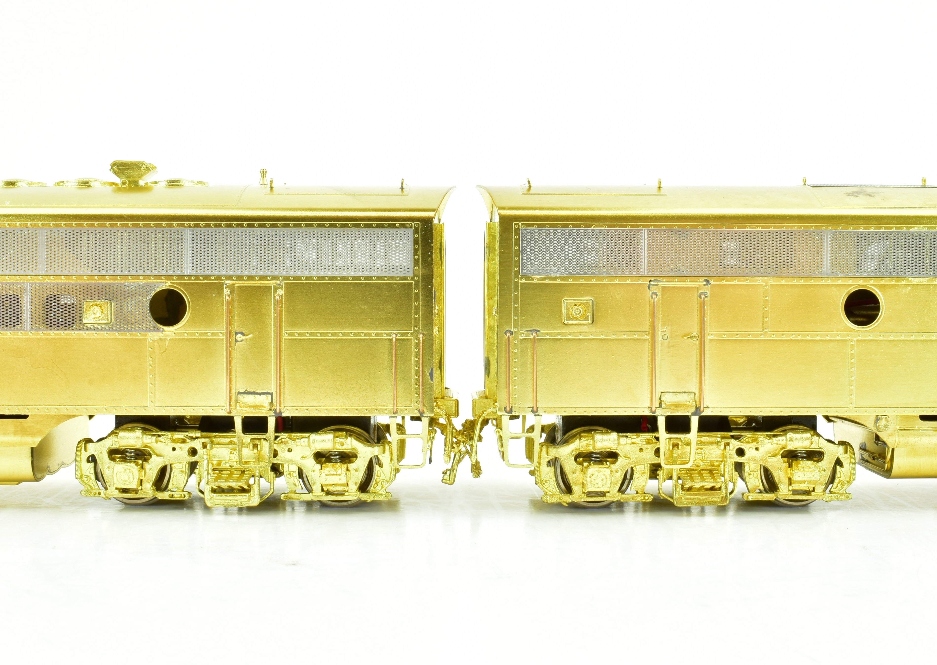 HO Scale Brass Model Train Set - Overland Models Inc. DL&W - Lackawanna EMD F3 A Unit and F3 B Unit Combo