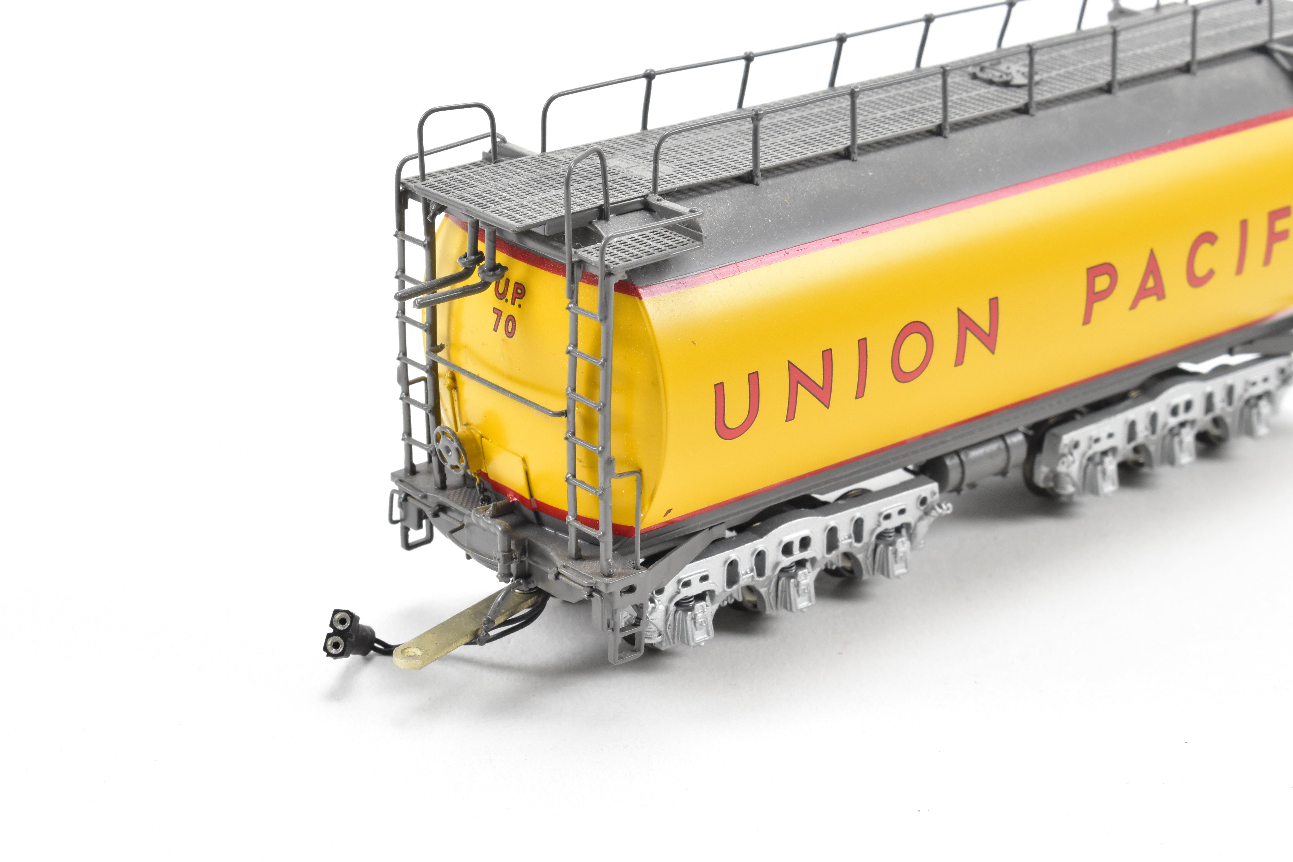 HO Brass OMI UP Union Pacific Veranda Turbine Round Tender #73 Custom Painted