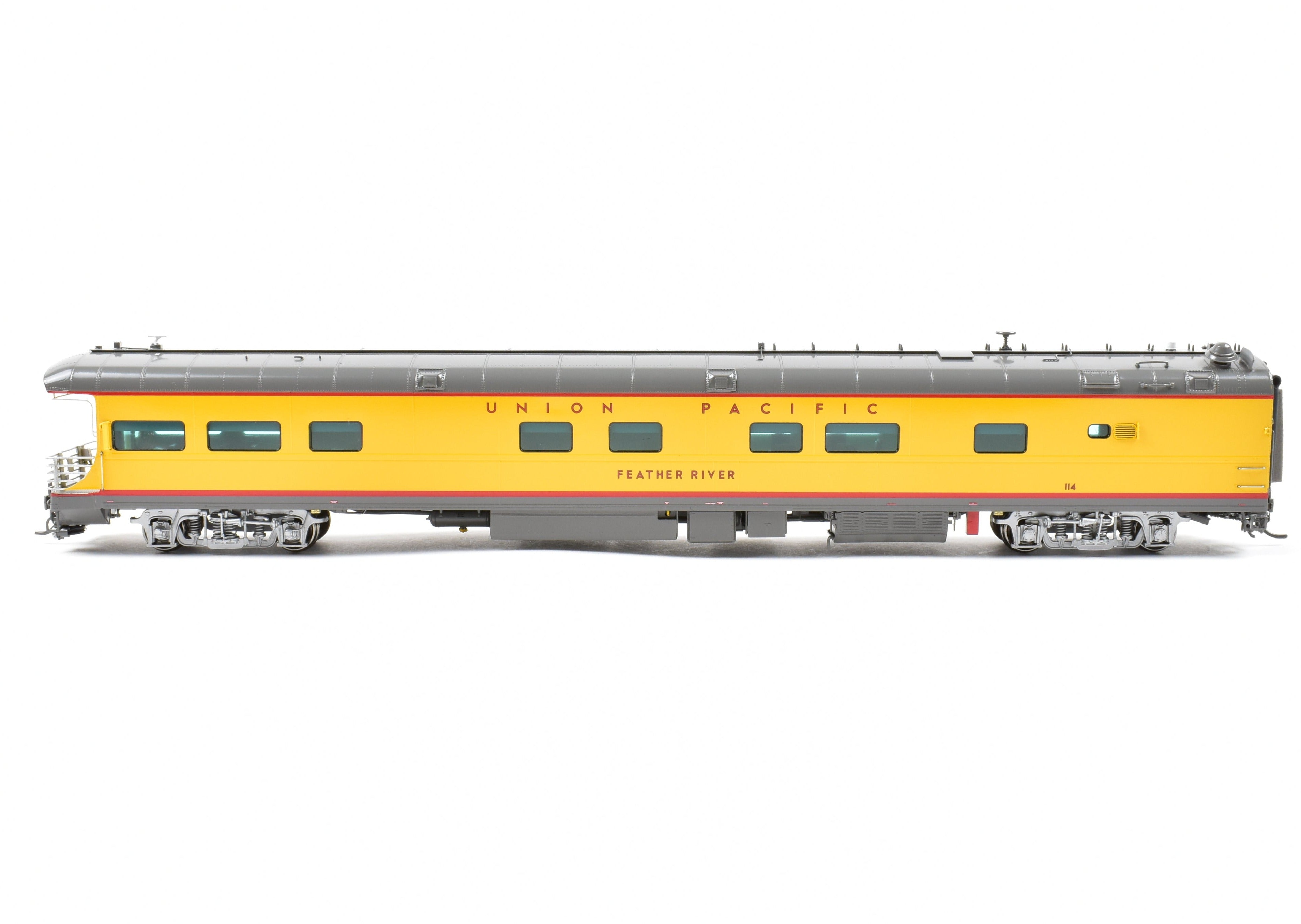 HO Scale Brass Model Railroad Business Car - Overland Models, Inc. Union Pacific Feather River FP No. 114
