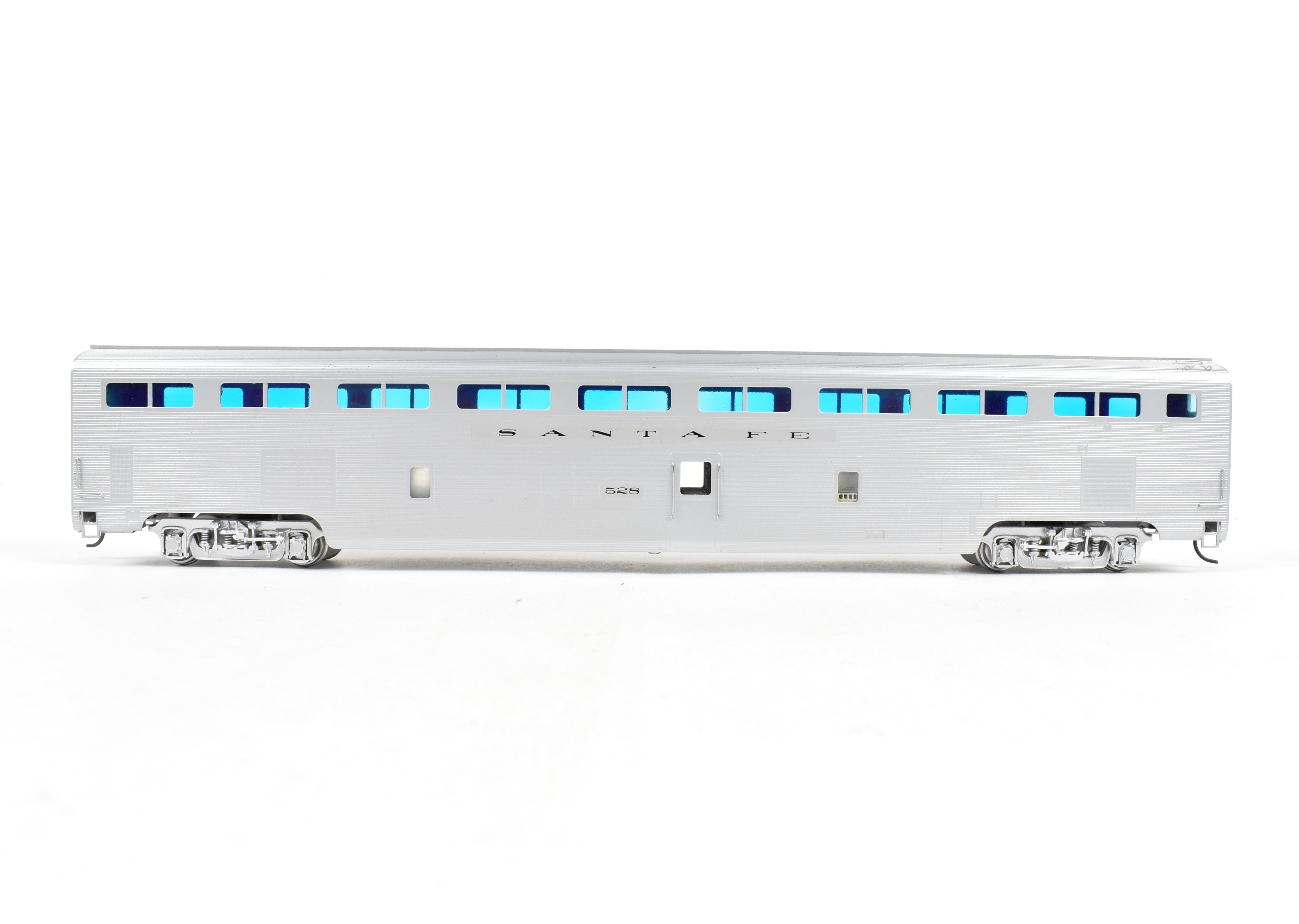 HO Brass Hallmark ATSF Santa Fe High - Level 528 Series Lettered & Numbered Chair Car