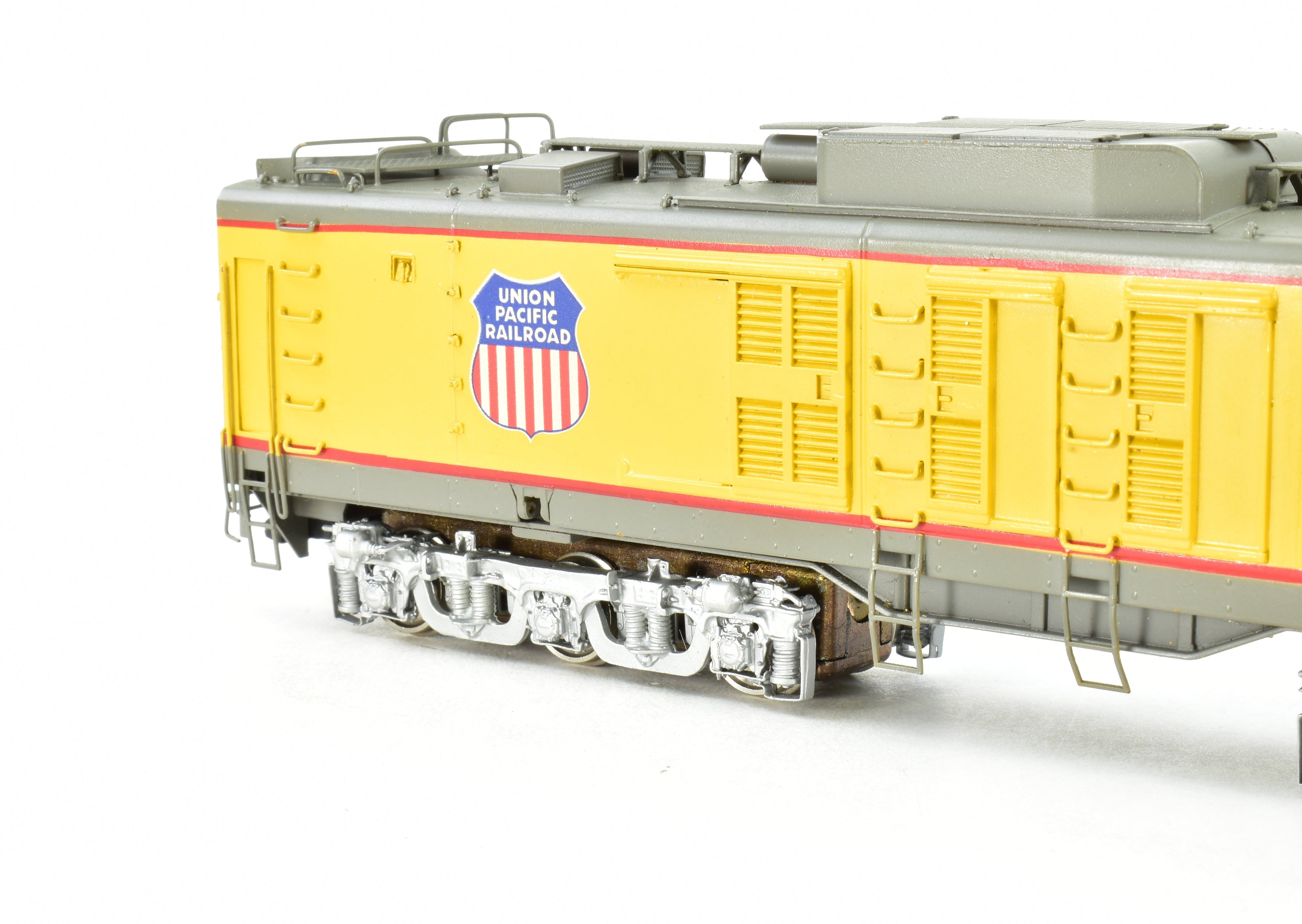 HO Scale Brass ALCO Union Pacific 3-Unit Gas Turbine Electric Model Train - Big Blow Variant with Custom Paint, DCC & Tsunami Sound