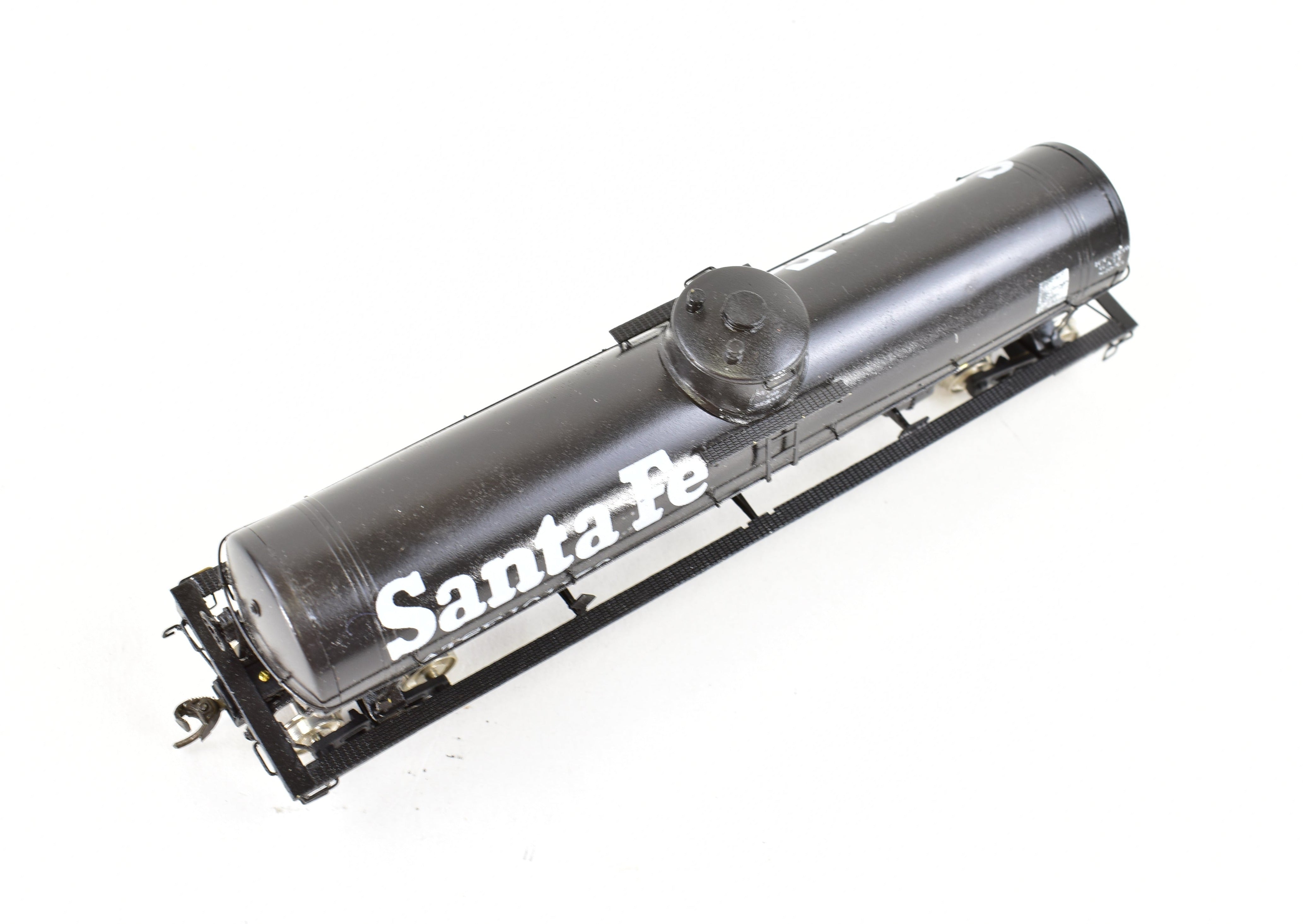 HO Scale Brass Precision Scale Co. 16,000 Gallon Tank Car Professionally Painted in ATSF - Santa Fe Style