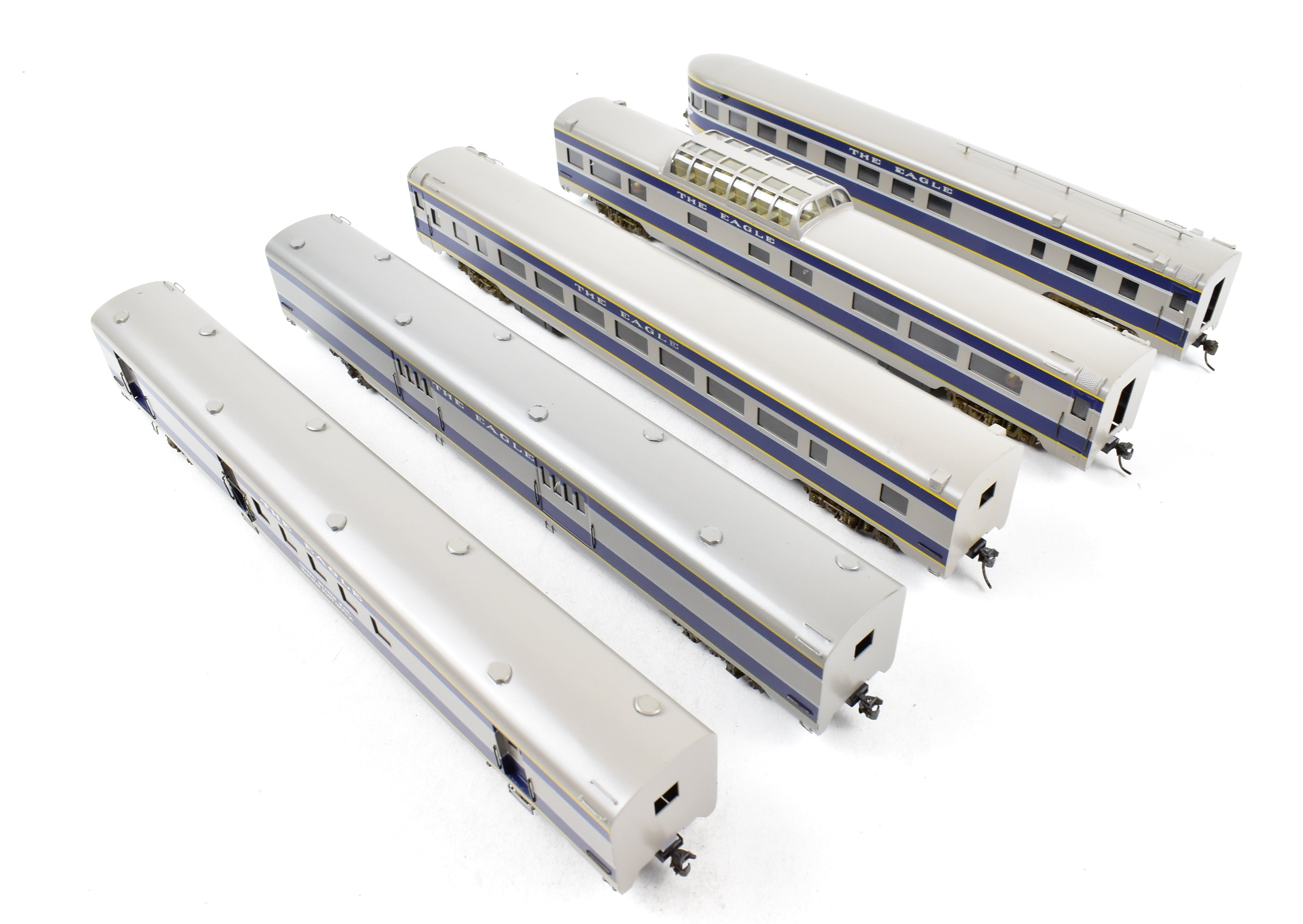 HO Scale Brass Balboa Missouri Pacific The Eagle 5-Car Factory-Painted Passenger Train