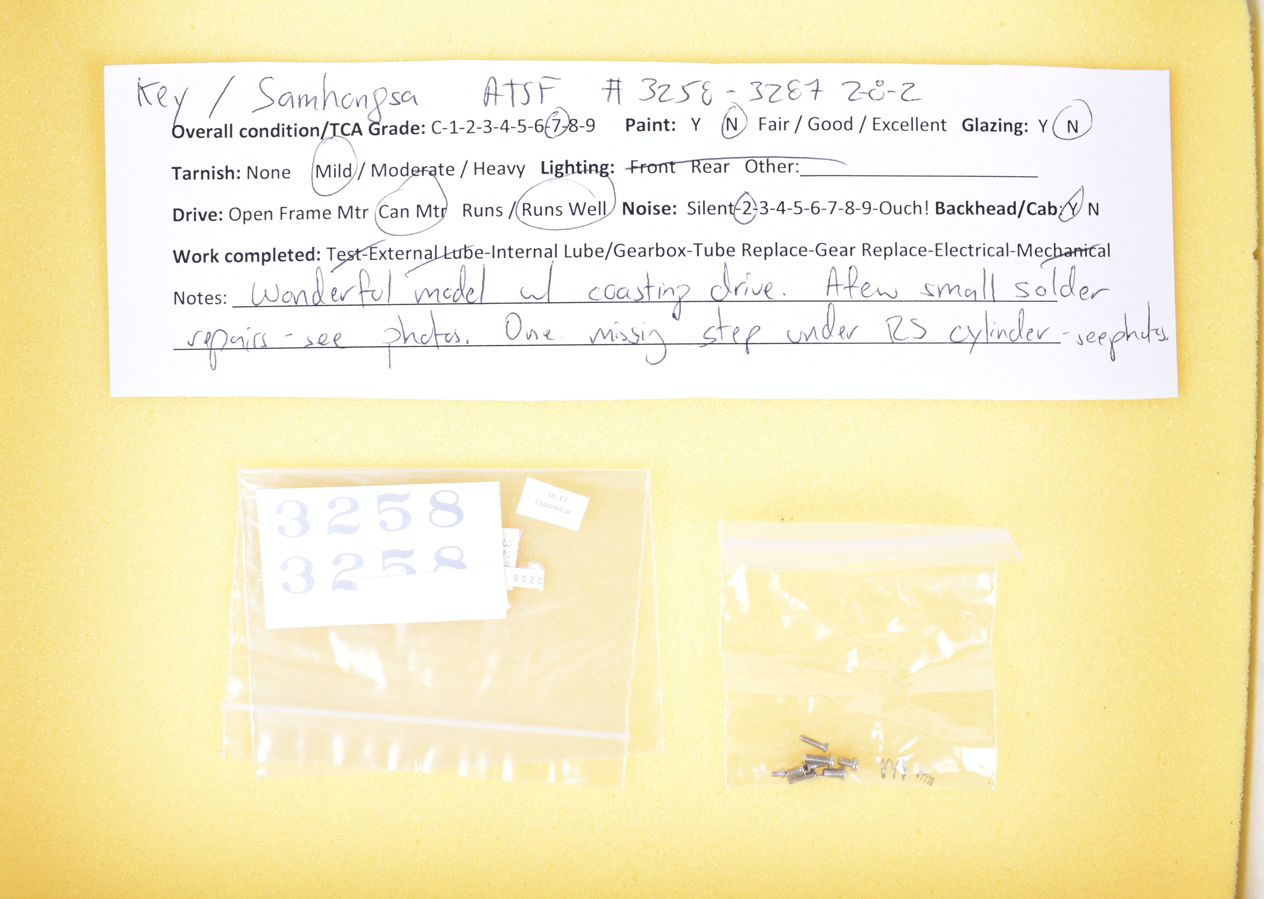 HO Scale Brass Key Imports ATSF - Santa Fe 2-8-2 Mikado Locomotive Models from Nos. 3258 to 3287