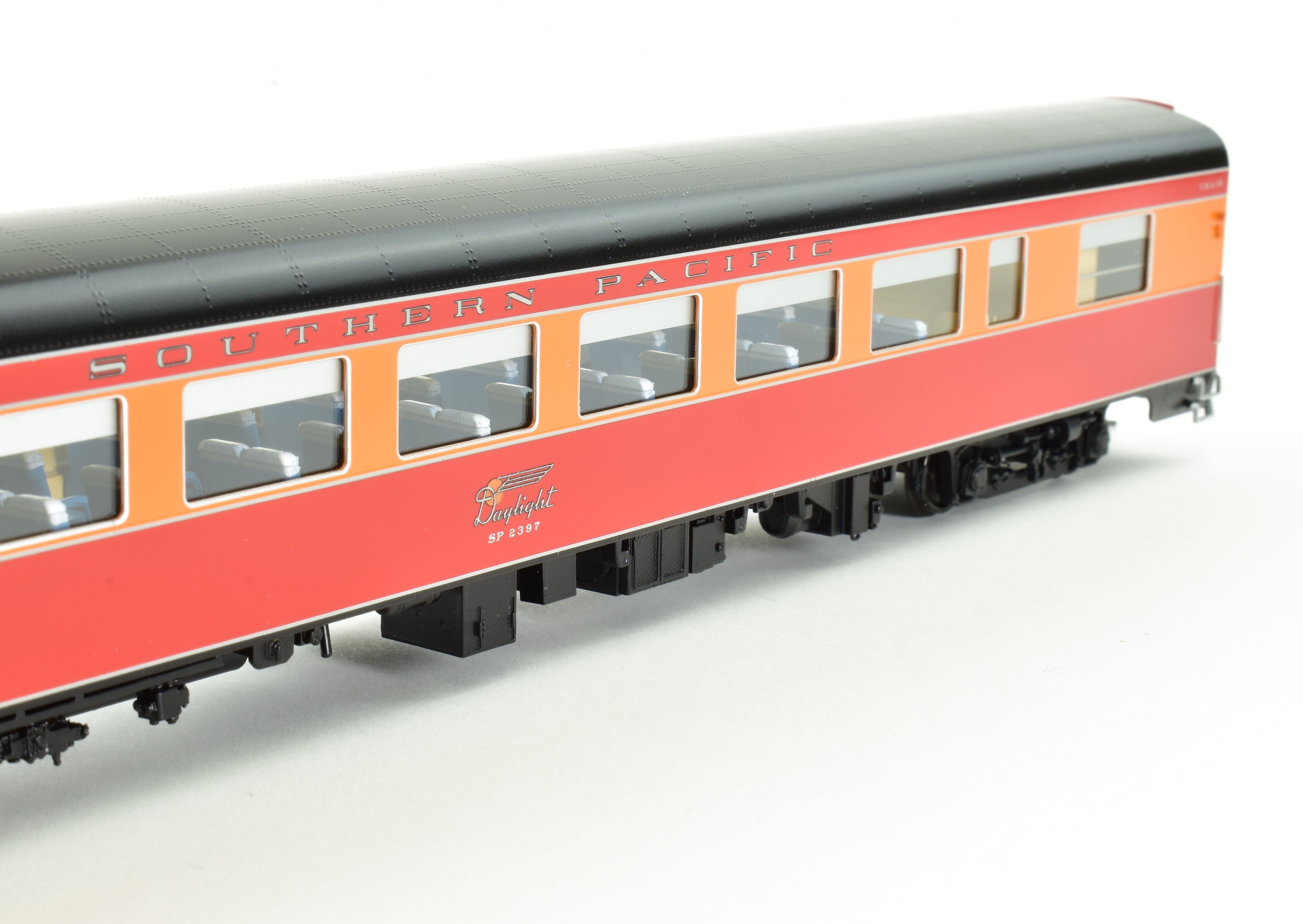 HO Scale Brass Model Train Consignment Set - Challenger Imports SP - Southern Pacific 1955 Shasta Daylight 10 - Car Train Set with FP
