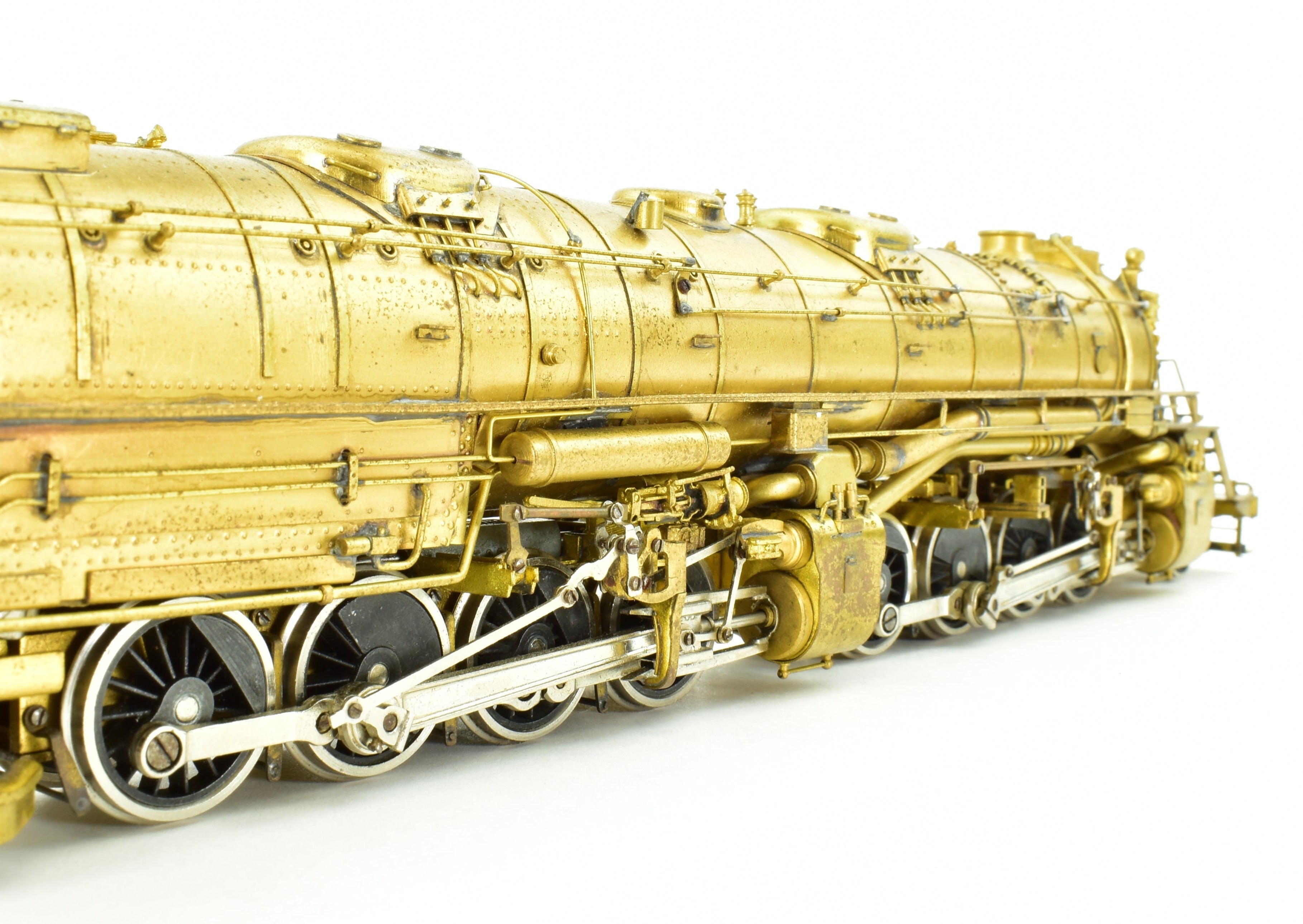 HO Scale Brass Pacific Fast Mail (PFM) Model - Toby Brand Duluth, Missabe, & Iron Range 2-8-8-4 Yellowstone Steam Locomotive Handcrafted in 1960