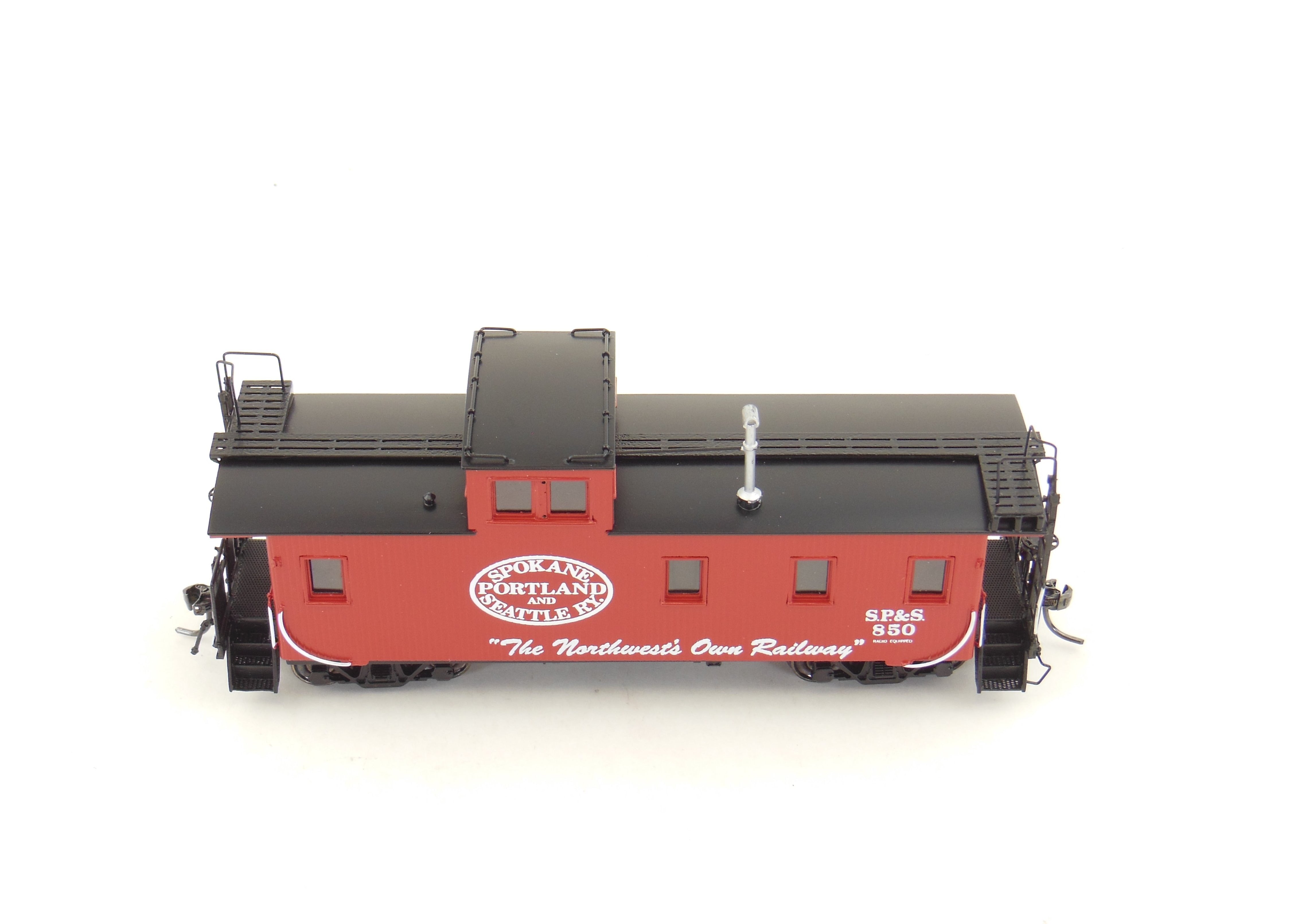 HO Brass OMI SP&S 30' Wood Caboose FP #850 by Overland Models, Inc.