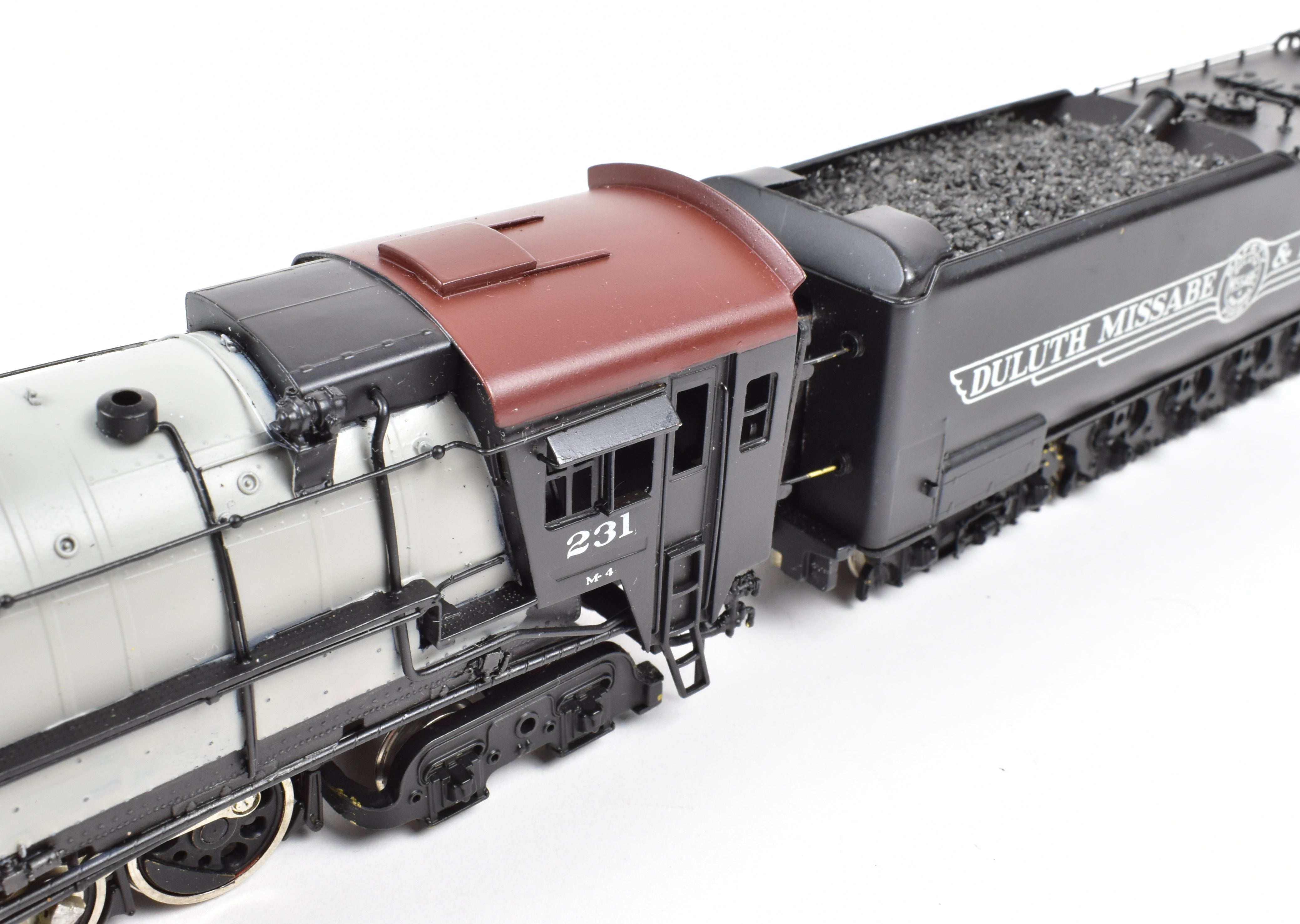 HO Scale Brass Model Train Set by Westside Model Co. - DM&IR Duluth, Missabe, & Iron Range 2-8-8-4 Yellowstone M-4 Locomotive with Caboose C/P
