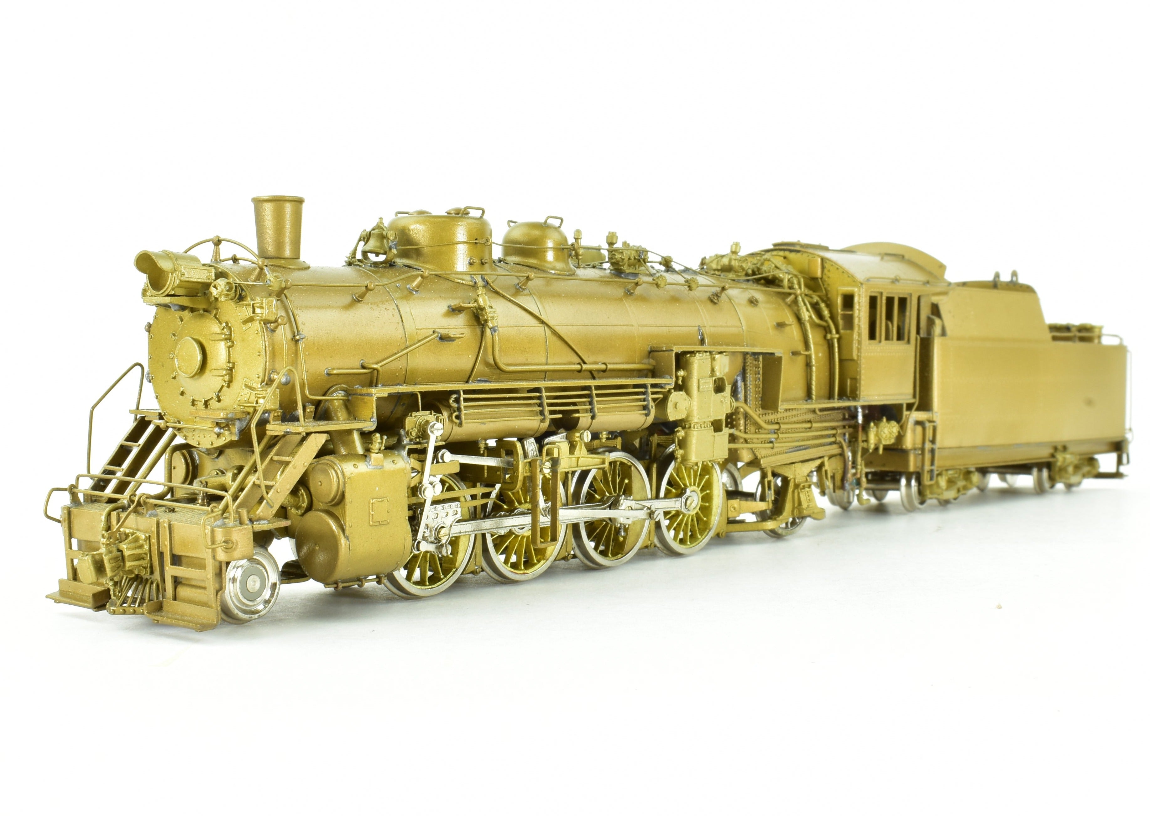 HO Scale Brass Model of Oriental Limited CB&Q - Burlington Route O - 1a 2 - 8 - 2 Steam Locomotive
