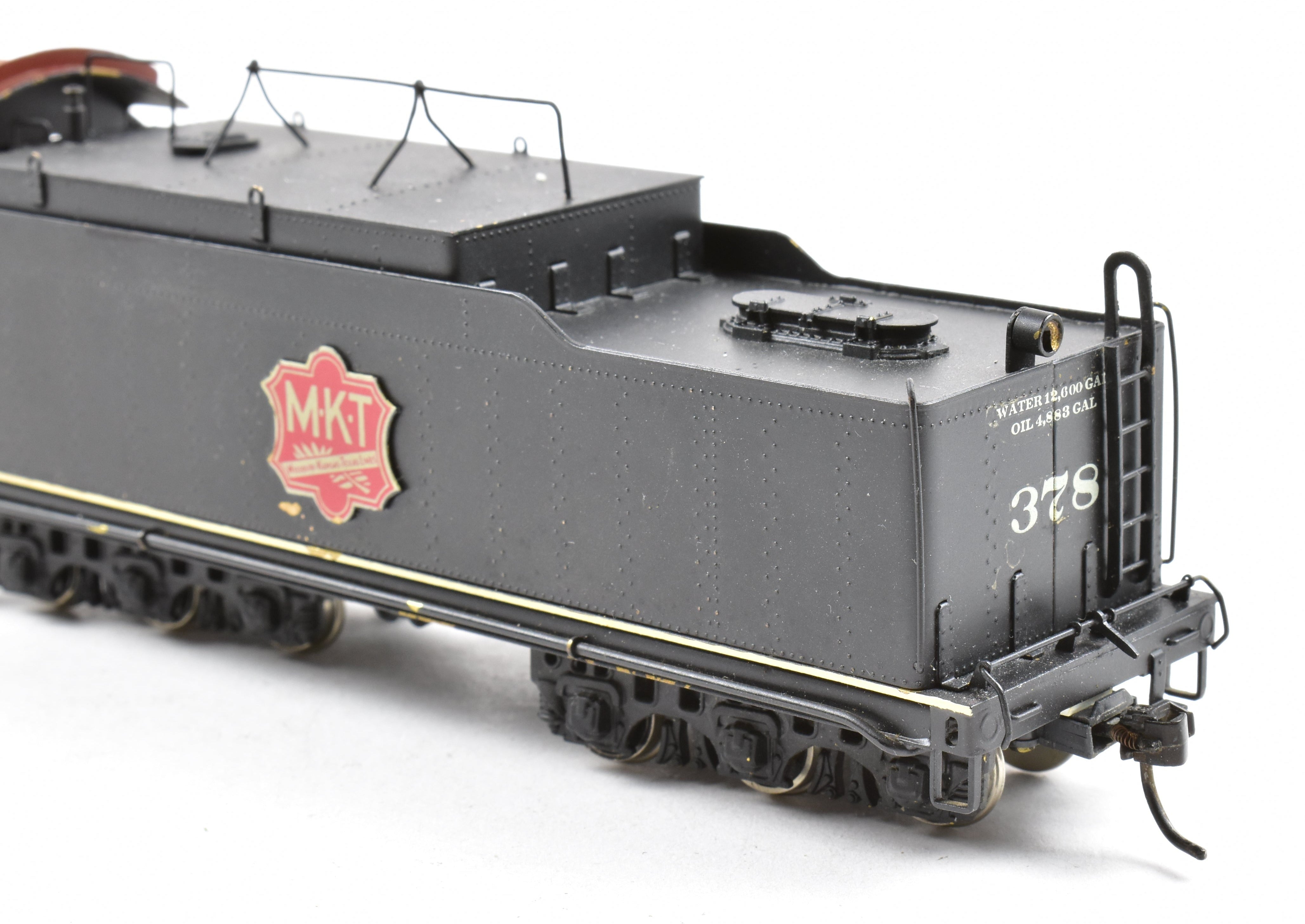Custom Painted HO Brass Hallmark Models MKT Missouri Kansas Texas 4-6-2 H-3A Pacific #378
