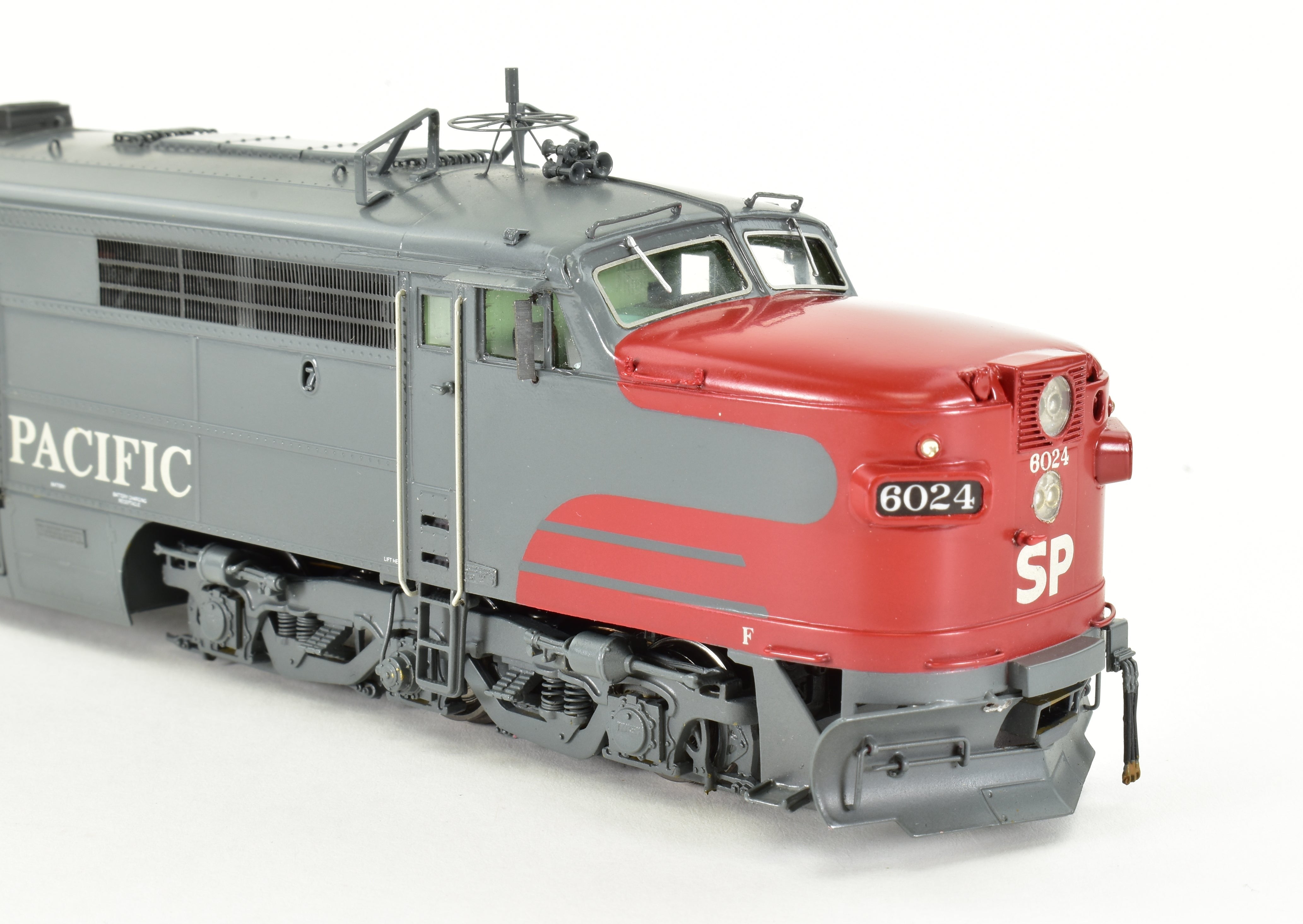 HO Scale Brass Locomotive Models - Overland Models Inc. Southern Pacific ALCO PA - 2/PB - 2/PA - 2 3 - Unit Set with Factory Painted Finish and DCC Functionality