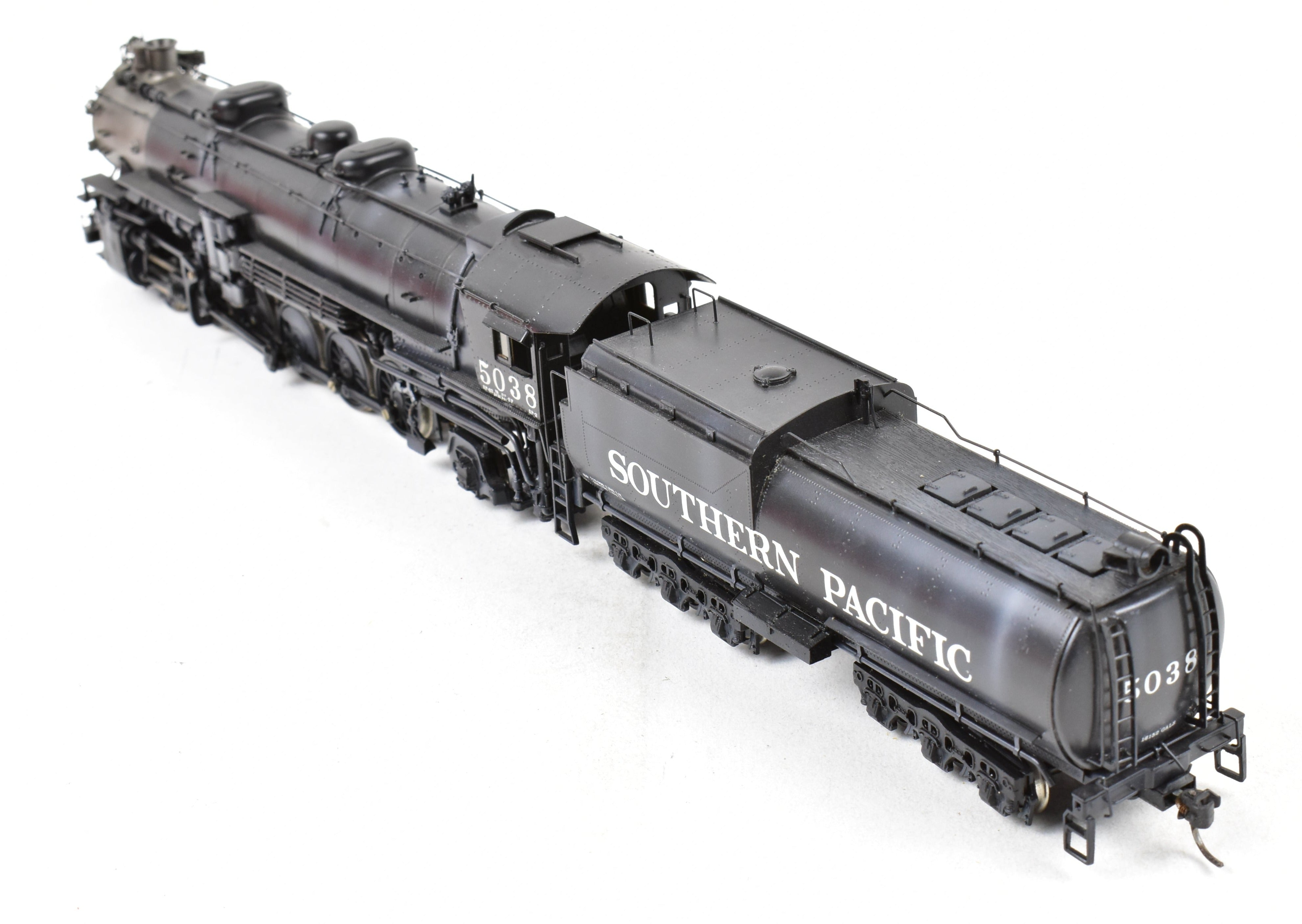 HO Scale Brass Model Train - Westside Model Co. Southern Pacific 4-10-2 Custom Painted and Lightly Weathered Locomotive Model