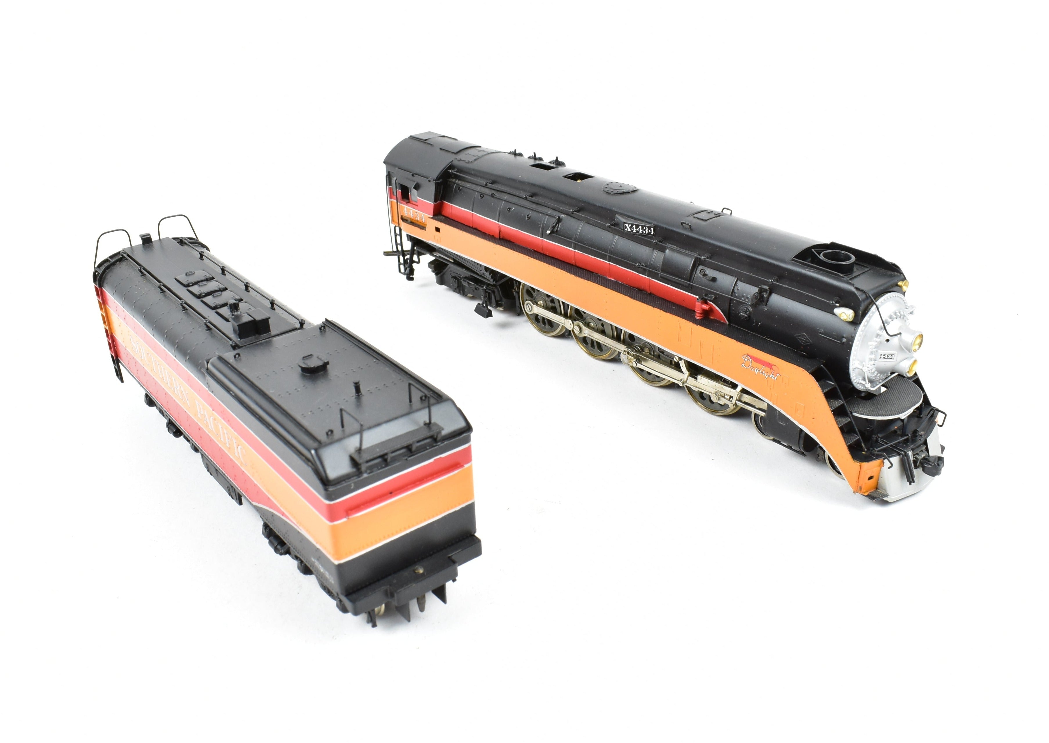 Custom Painted HO Brass Balboa SP - Southern Pacific GS - 4 4 - 8 - 4 Locomotive #4434