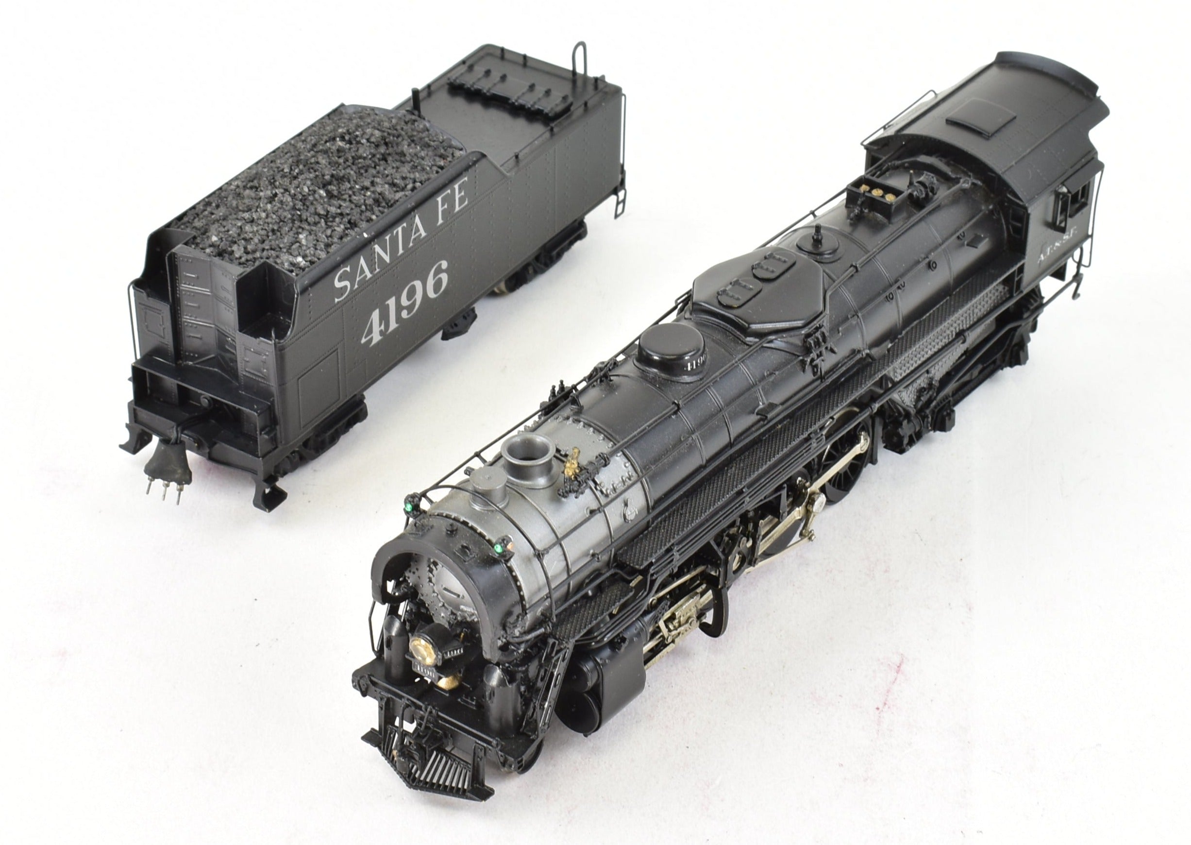 HO Scale Brass Westside Model Co. ATSF - Santa Fe 2-8-4 Berkshire Custom Painted Locomotive with Digitrax DCC for Model Train Enthusiasts