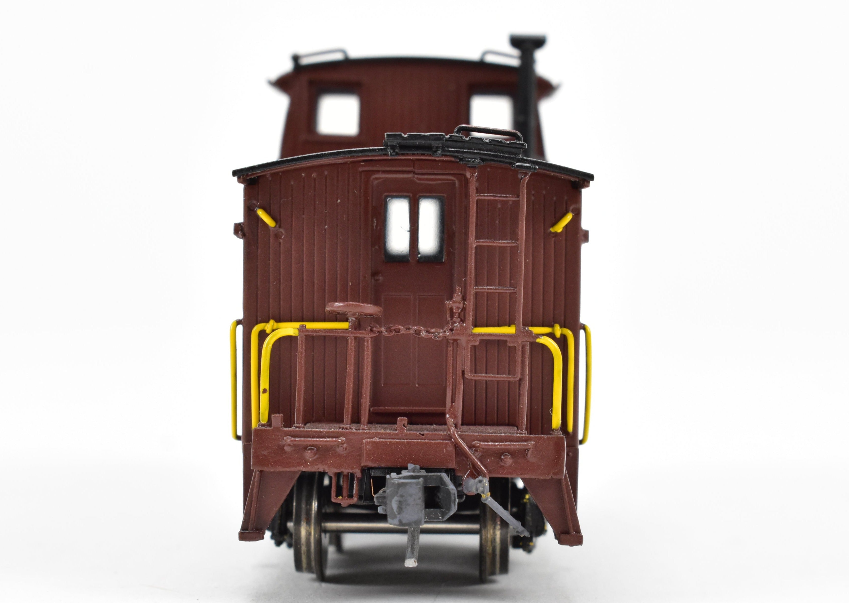 HO Scale Brass Model of Overland Models, Inc. New York Central 24-Foot Wood Caboose with FP No. 18925