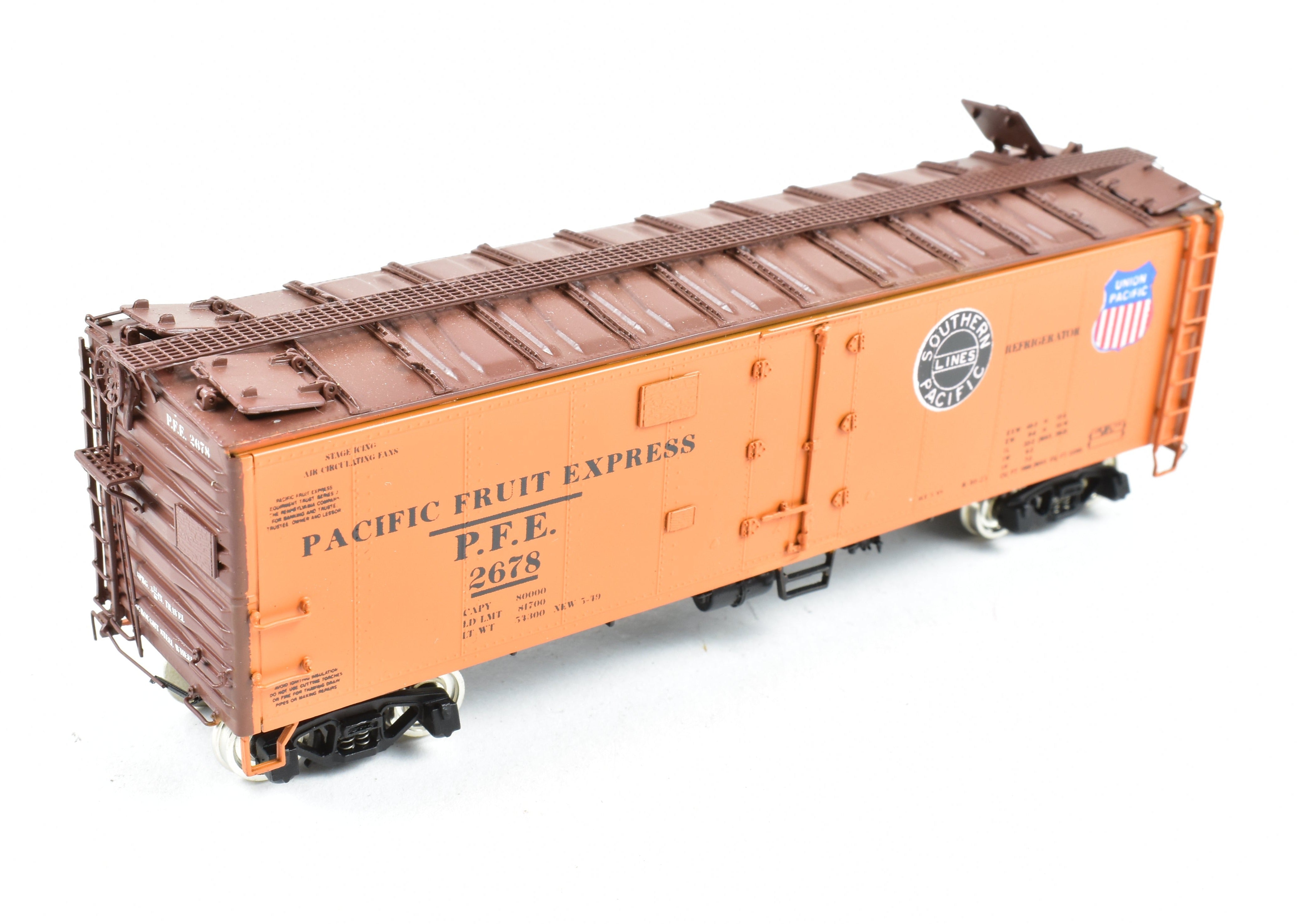 HO Scale Brass CIL Challenger Imports PFE R-40-26 Refrigerator Car #2678